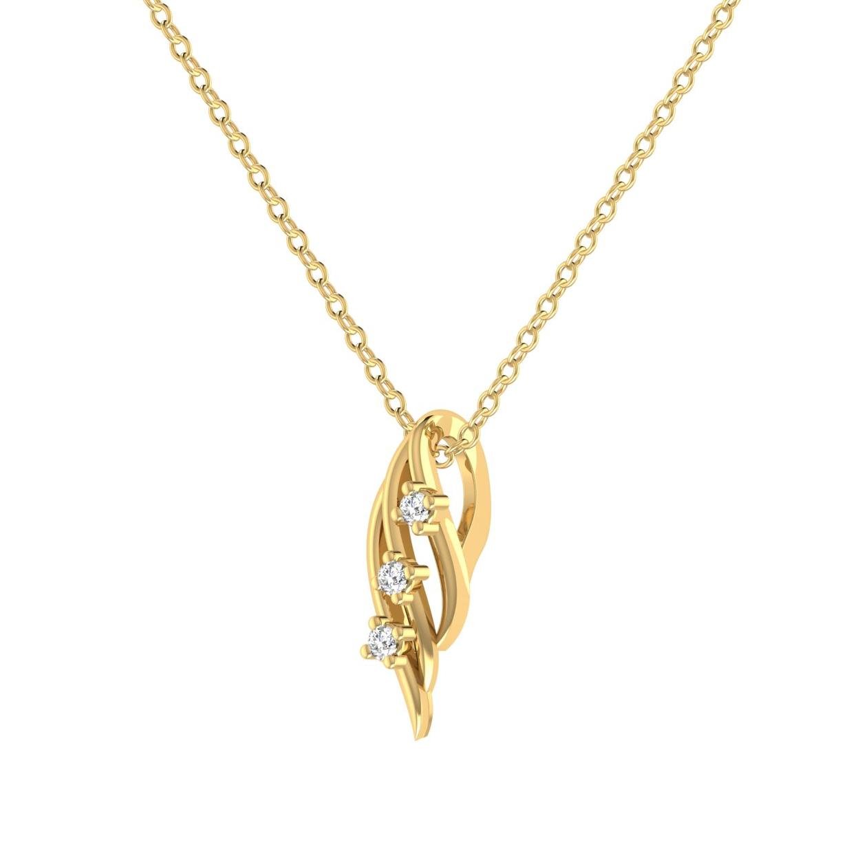 Tiara Diamond Pedant