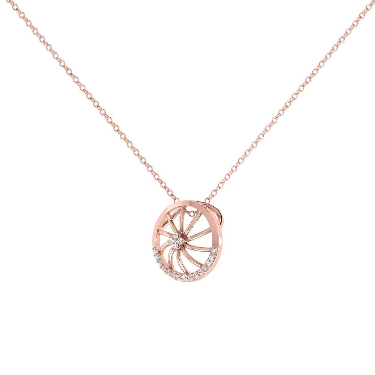 Chakra Diamond Pendant