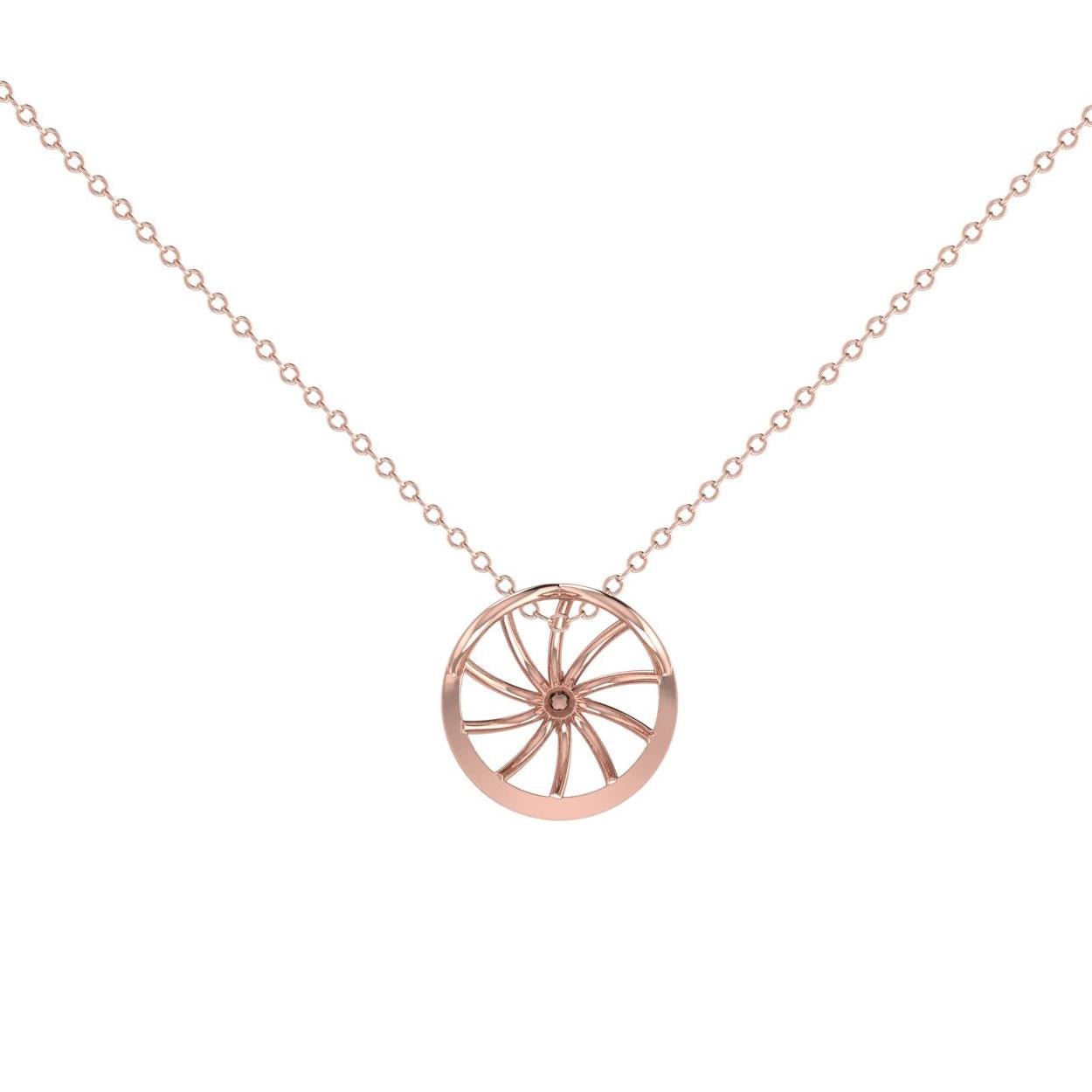 Chakra Diamond Pendant