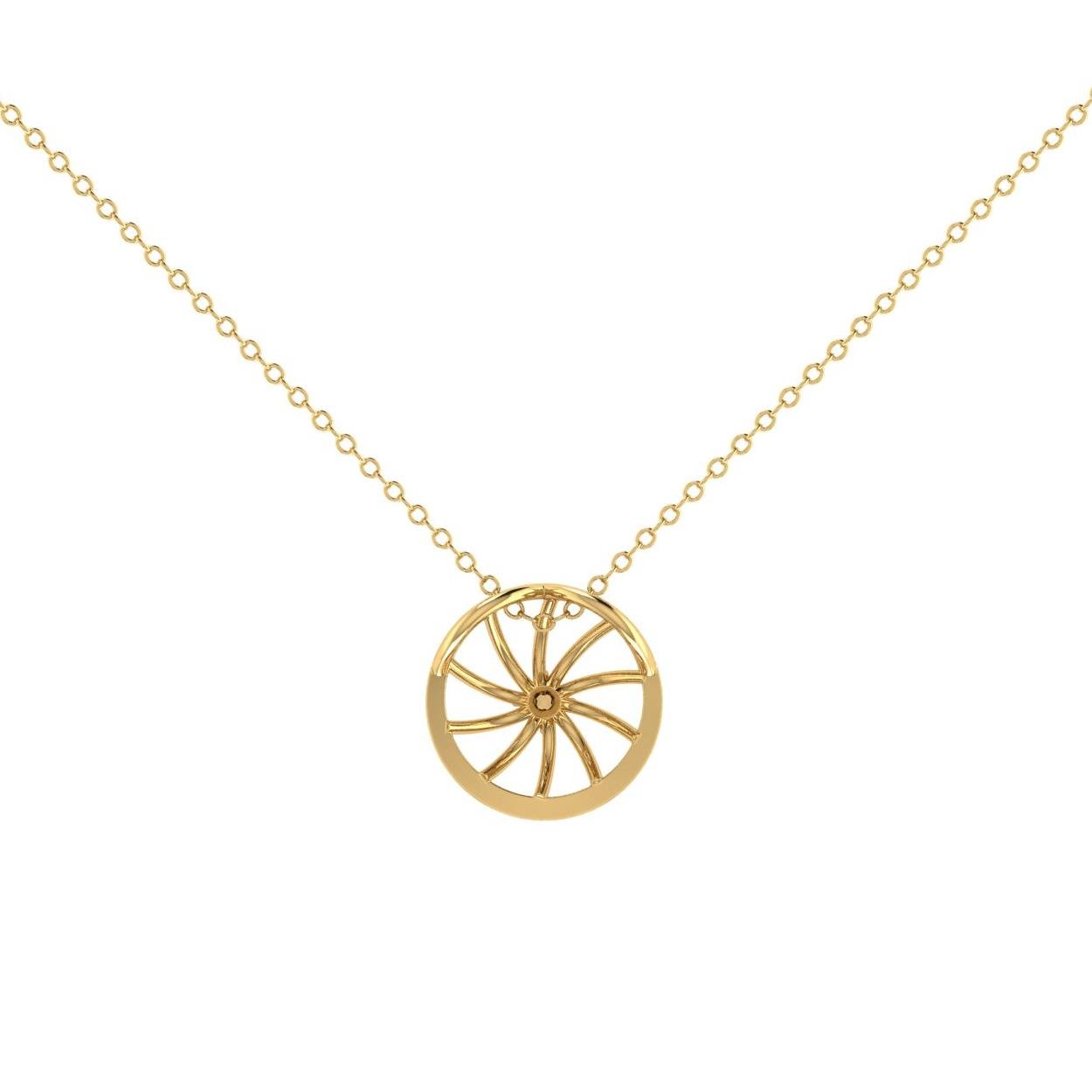 Chakra Diamond Pendant