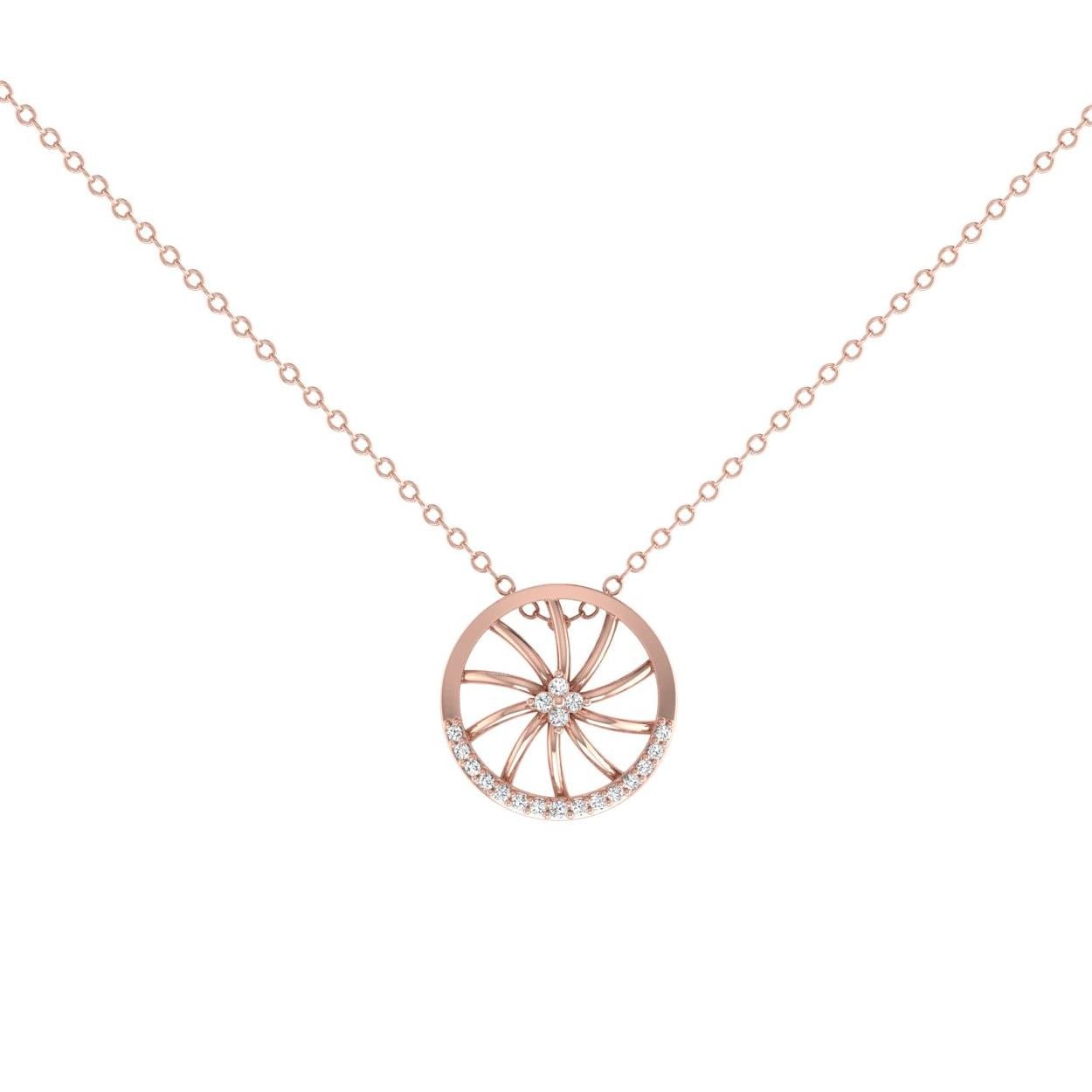 Chakra Diamond Pendant