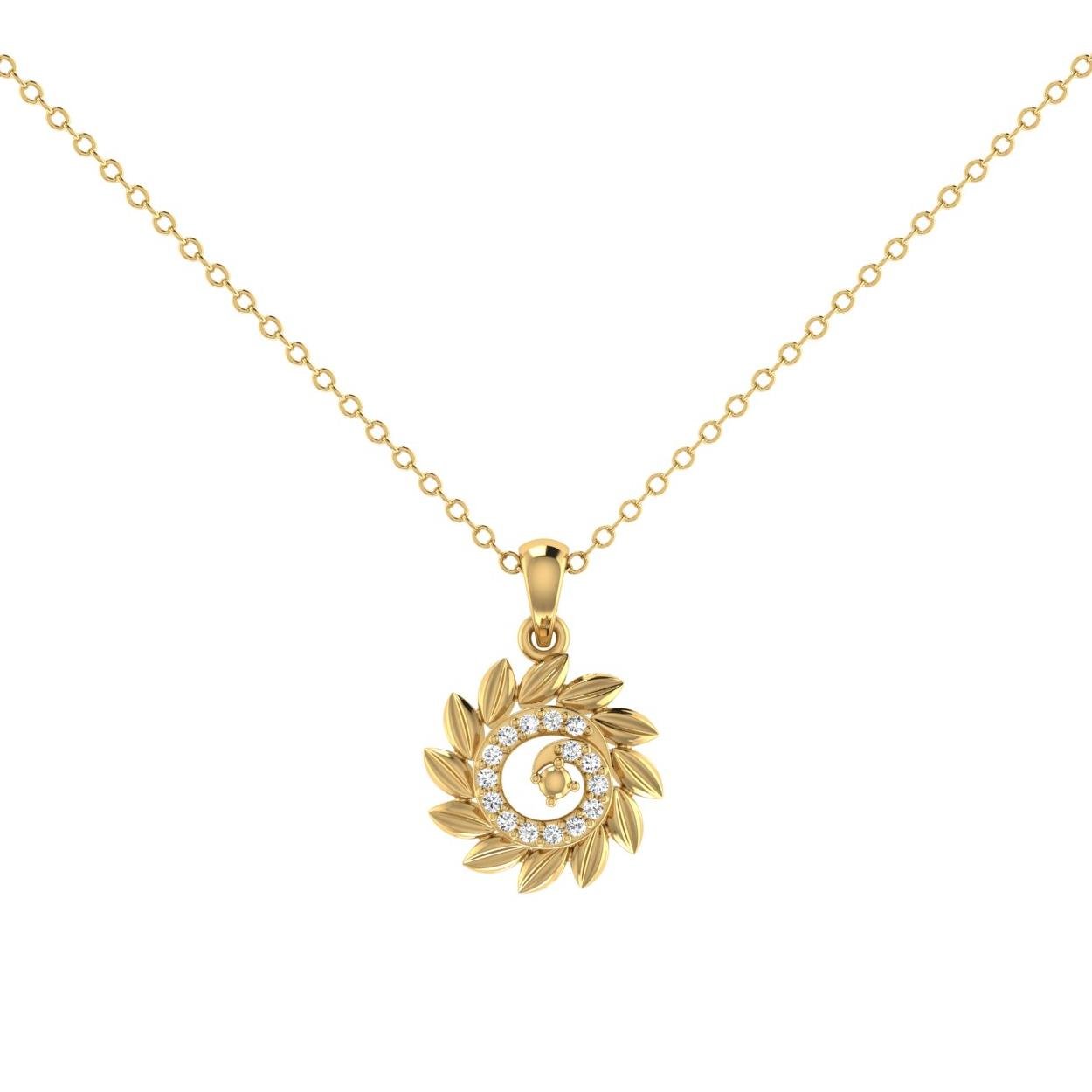 Cosmic chakra Diamond Pendant