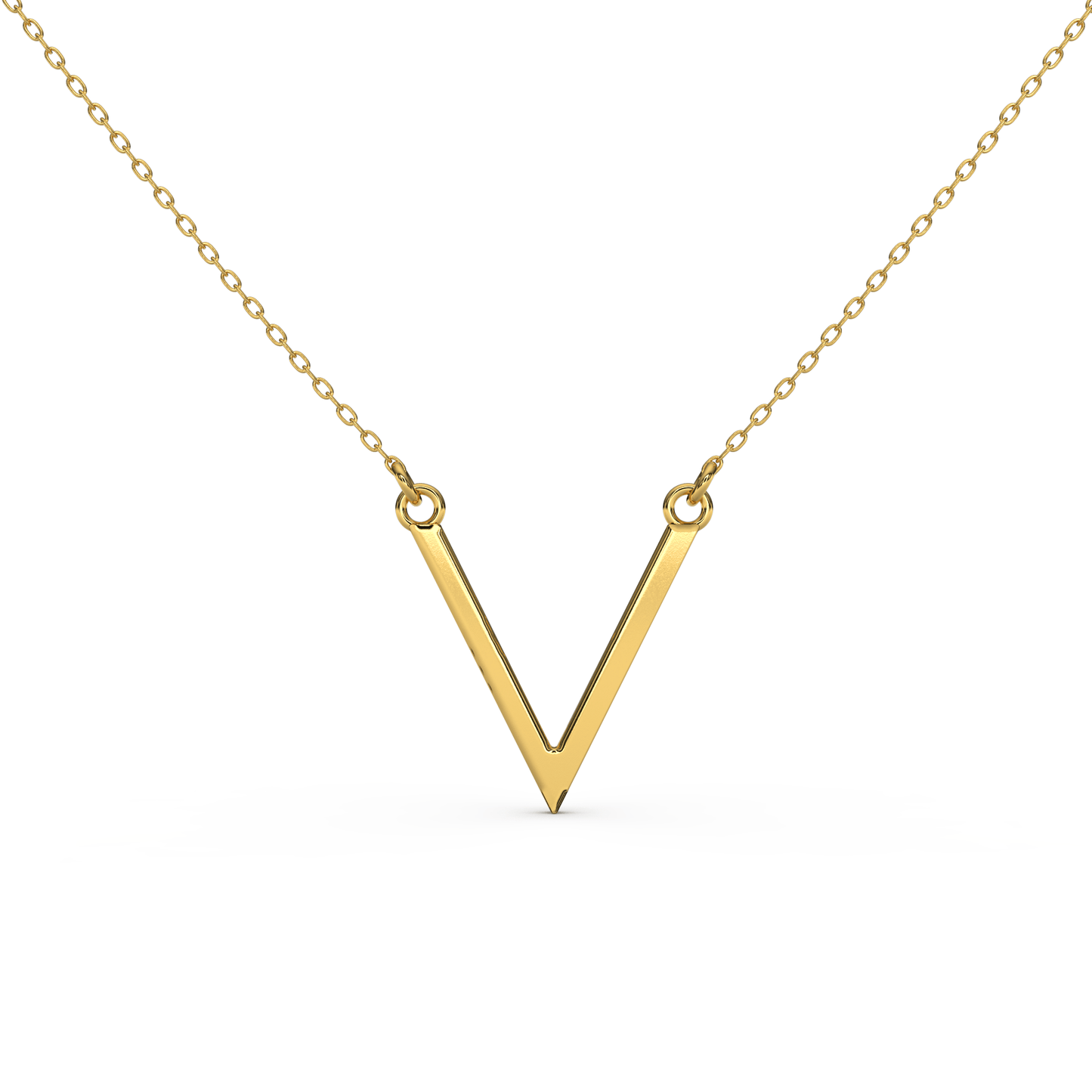 Sleek V-Link Necklace