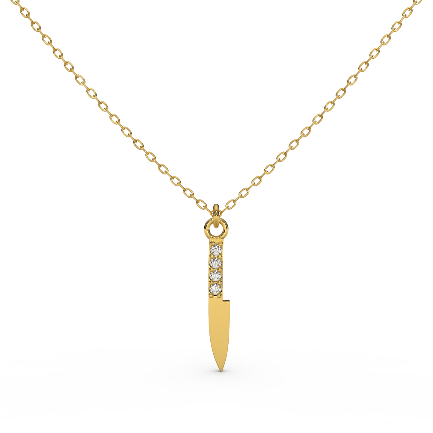 Blade of Brilliance Necklace