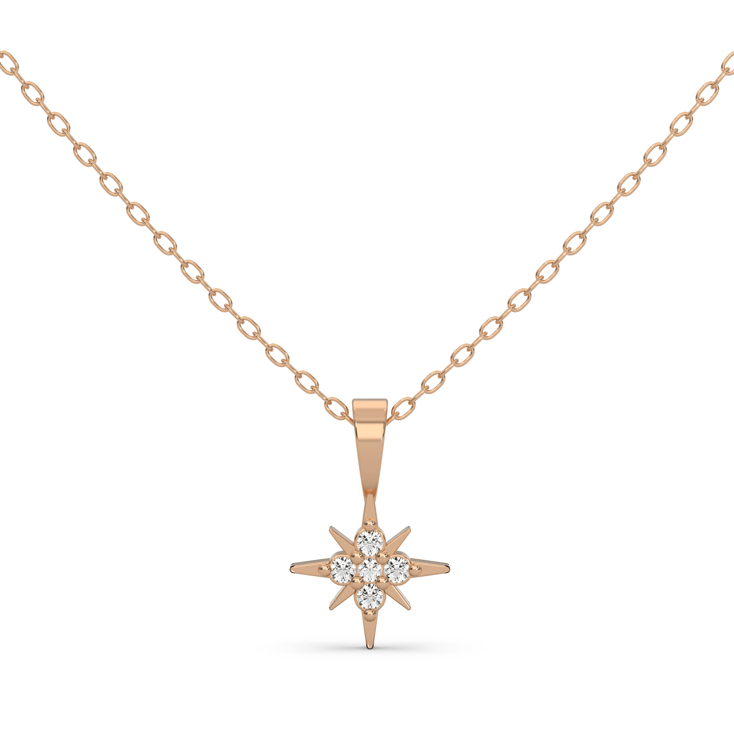 Stellar Radiance Diamond Necklace