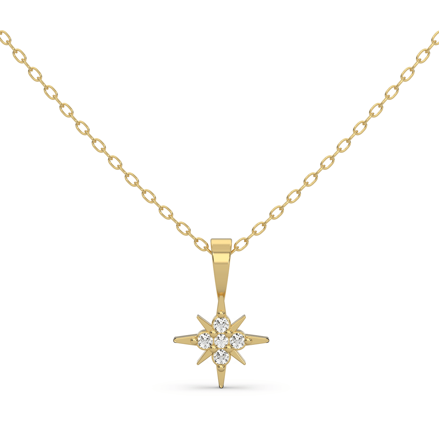 Stellar Radiance Diamond Necklace