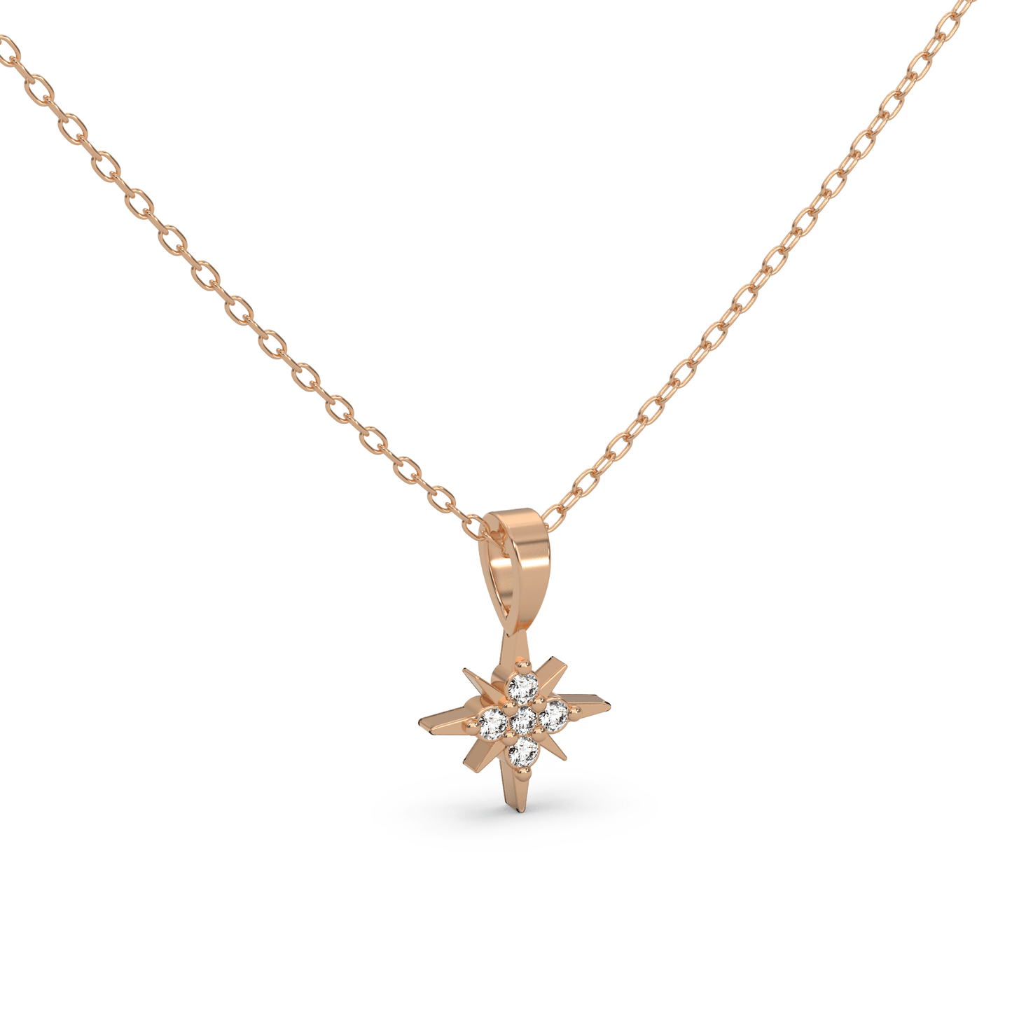 Stellar Radiance Diamond Necklace