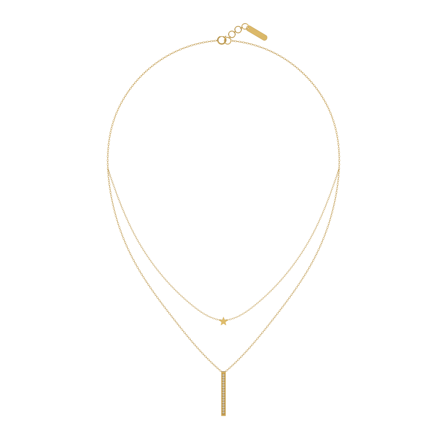 Stellar Luminary Embrace Necklace