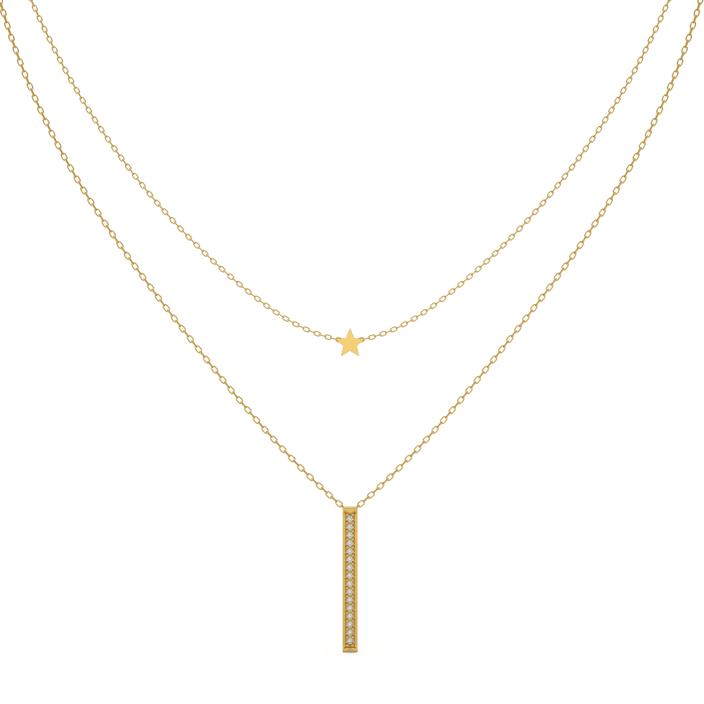 Stellar Luminary Embrace Necklace