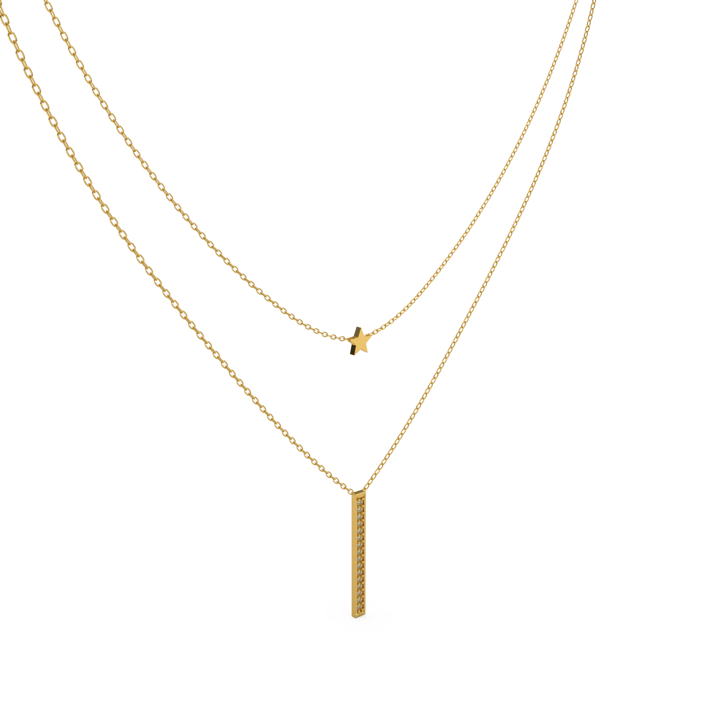Stellar Luminary Embrace Necklace
