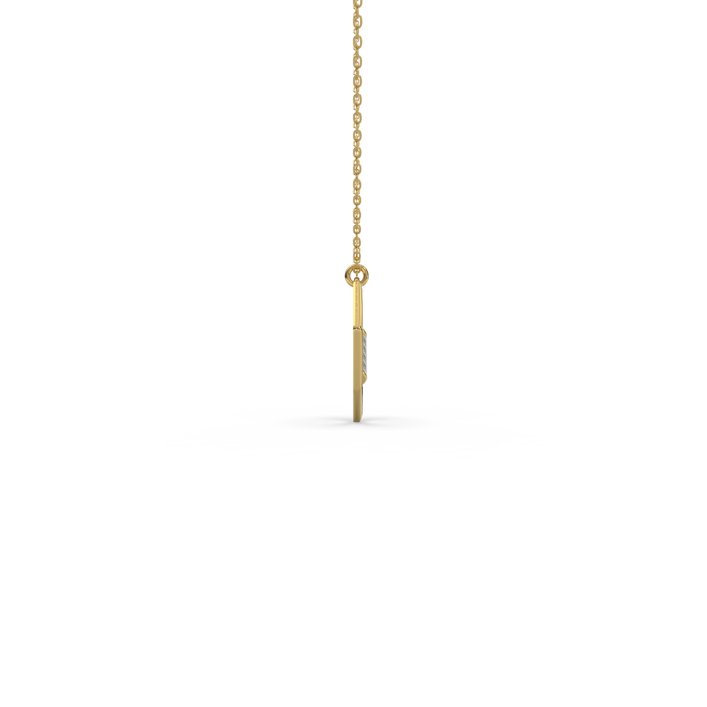 Diamond Cascade Heart Necklace