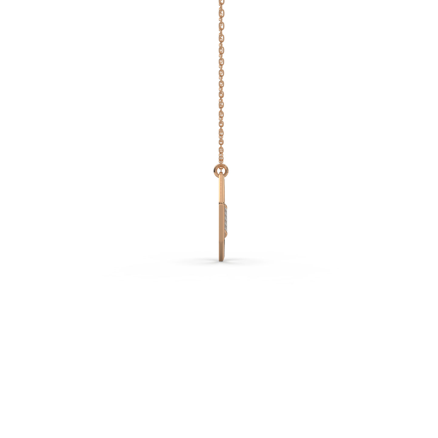 Diamond Cascade Heart Necklace