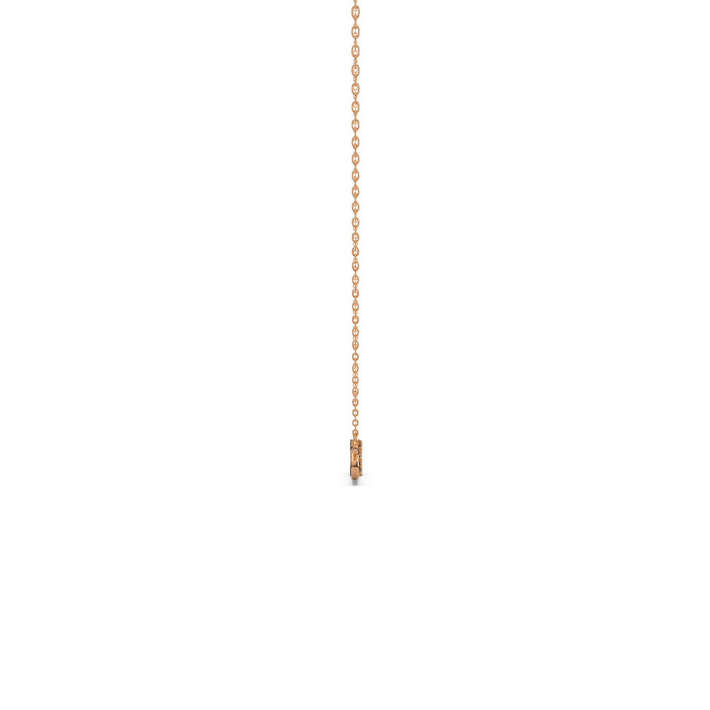 Diamond Pin Elegance Necklace