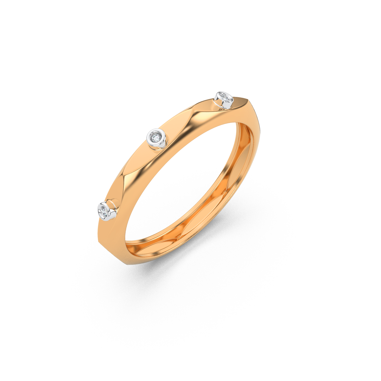 Radiant Blossom Diamond Ring