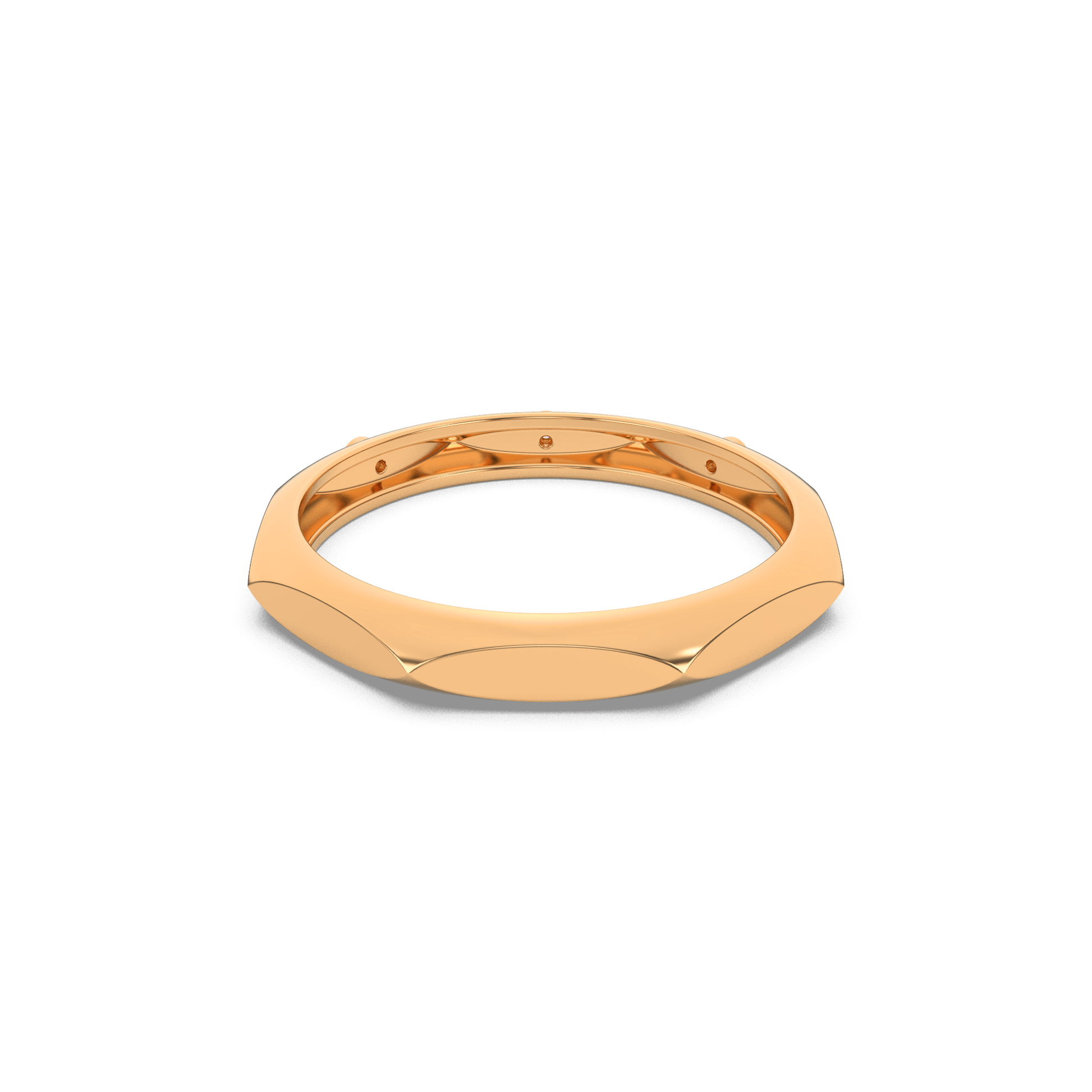14 Kt Yellow Gold Diamond Ring