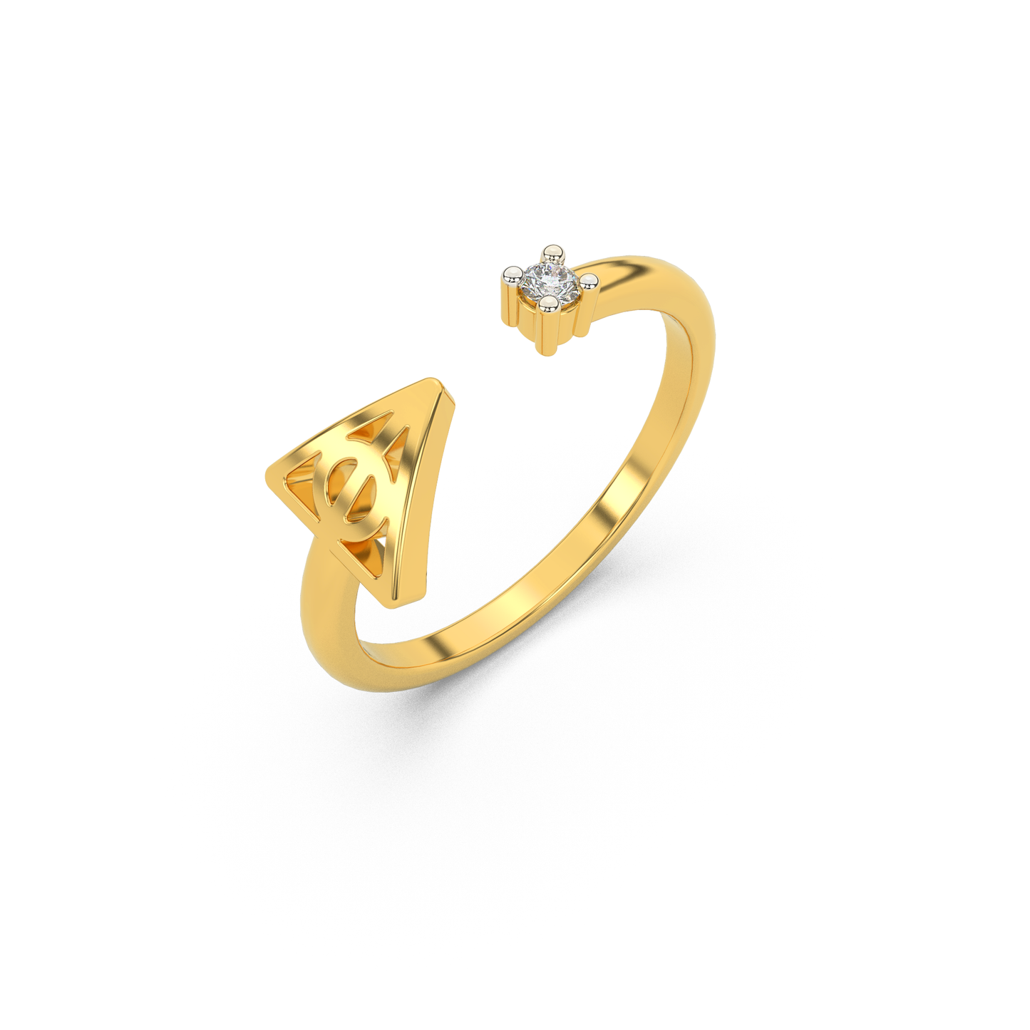 Aurora Crown Diamond Ring
