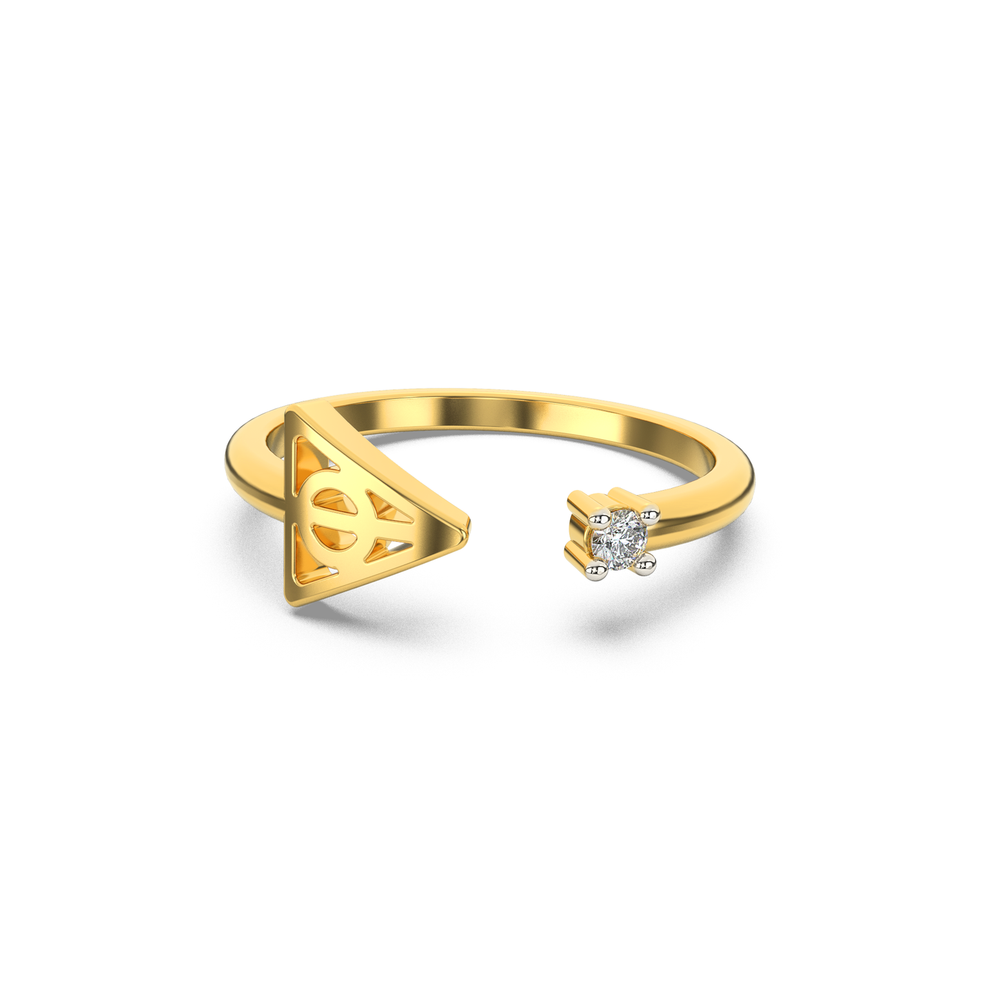 Aurora Crown Diamond Ring
