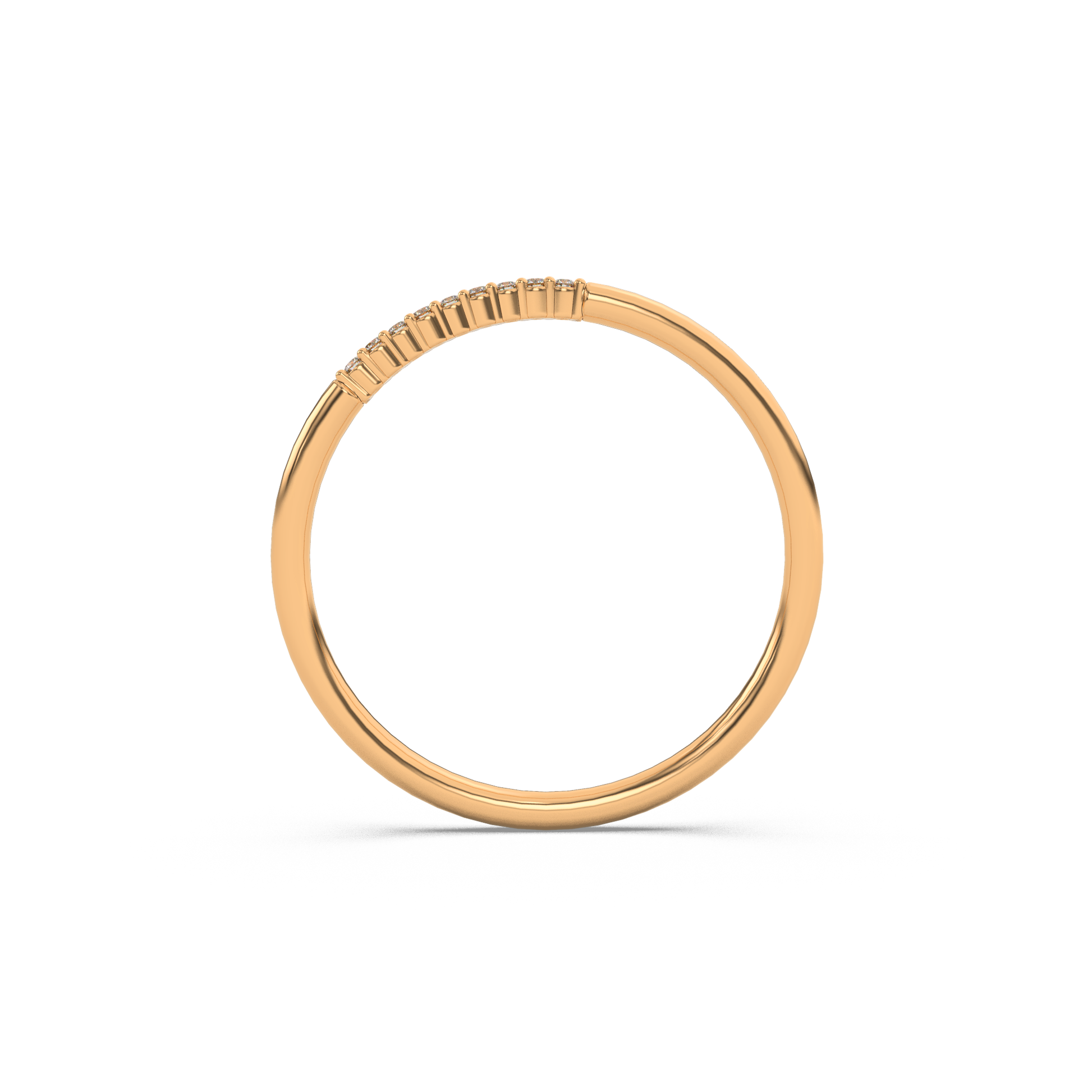 14 Kt Yellow Gold Diamond Ring