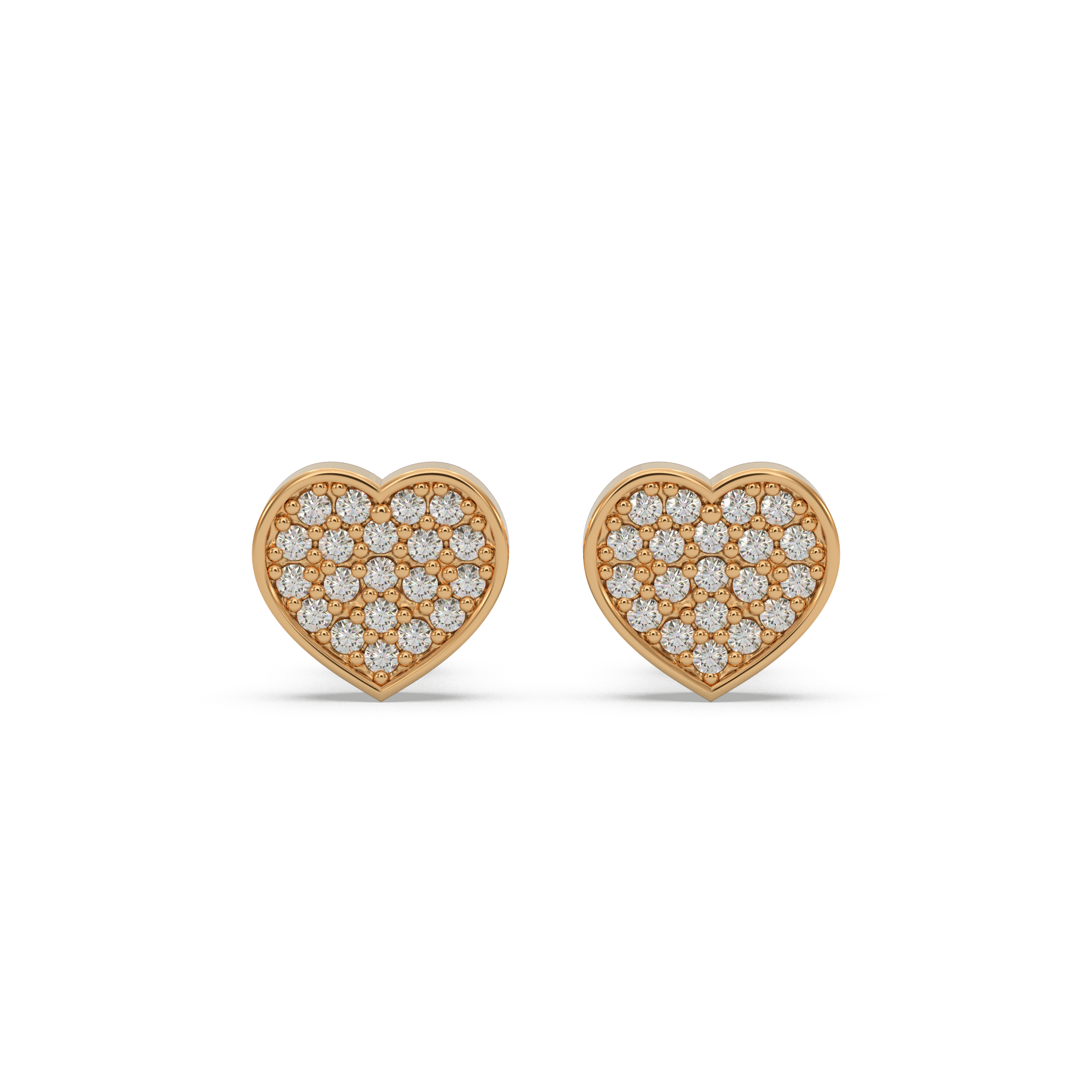 Valentine’s Heart Diamond Earring
