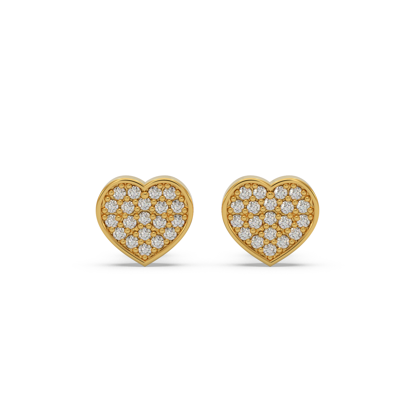 Valentine’s Heart Diamond Earring