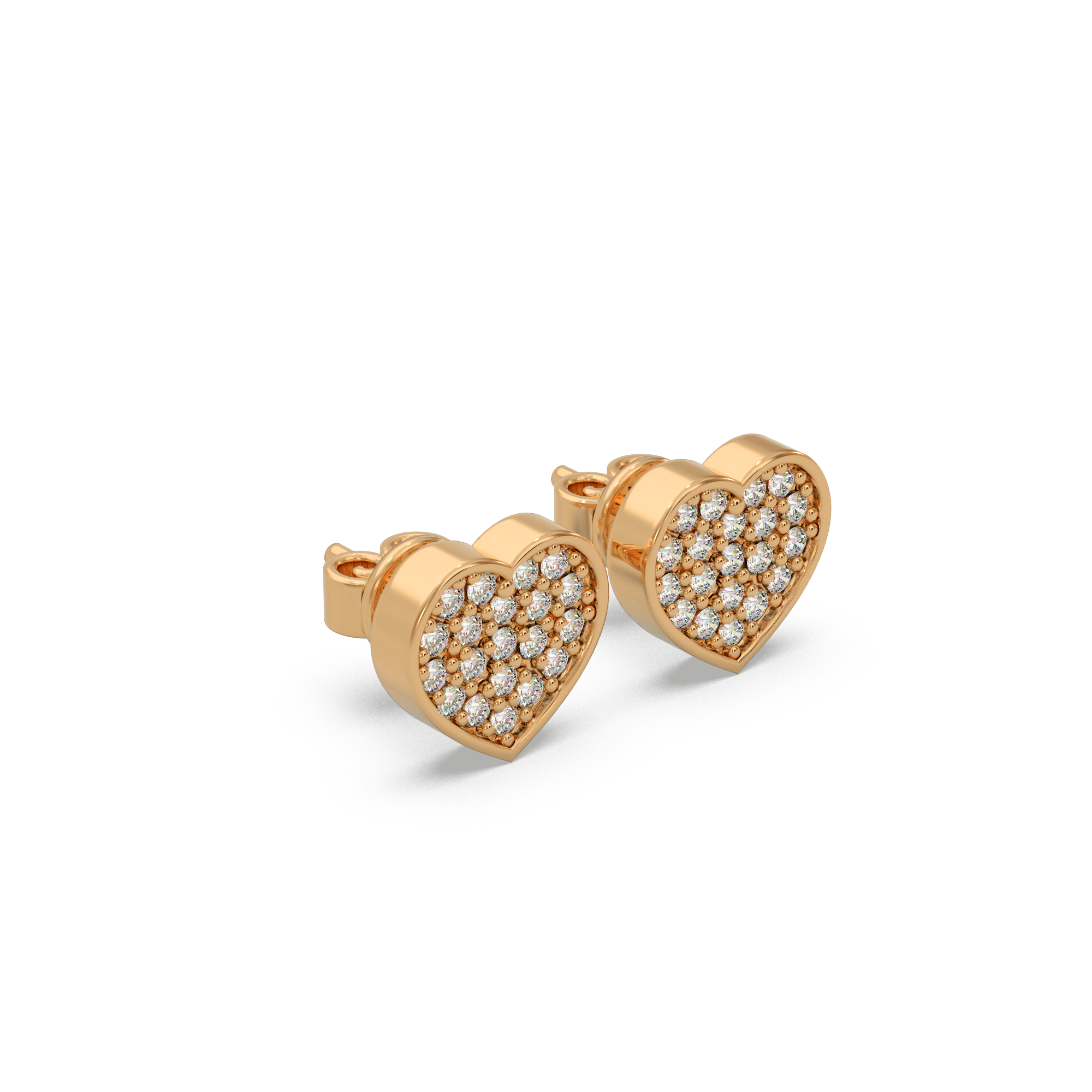 Valentine’s Heart Diamond Earring