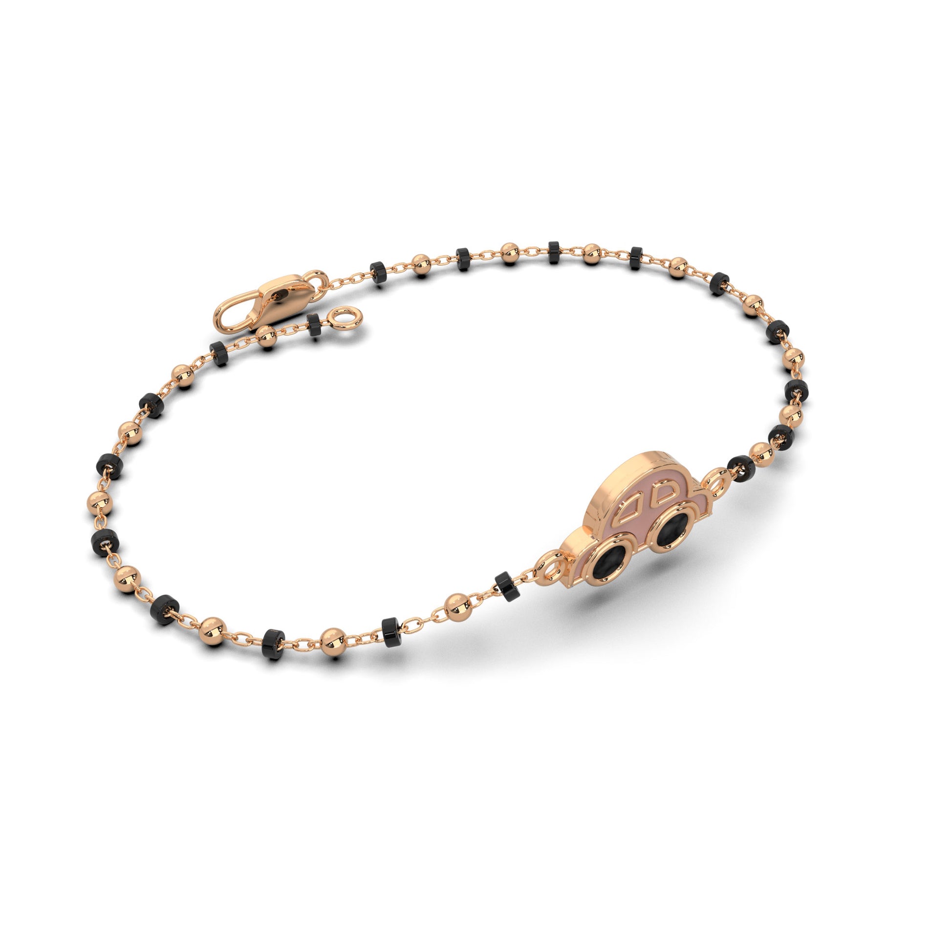 18 Kt Yellow Gold Diamond Bracelets
