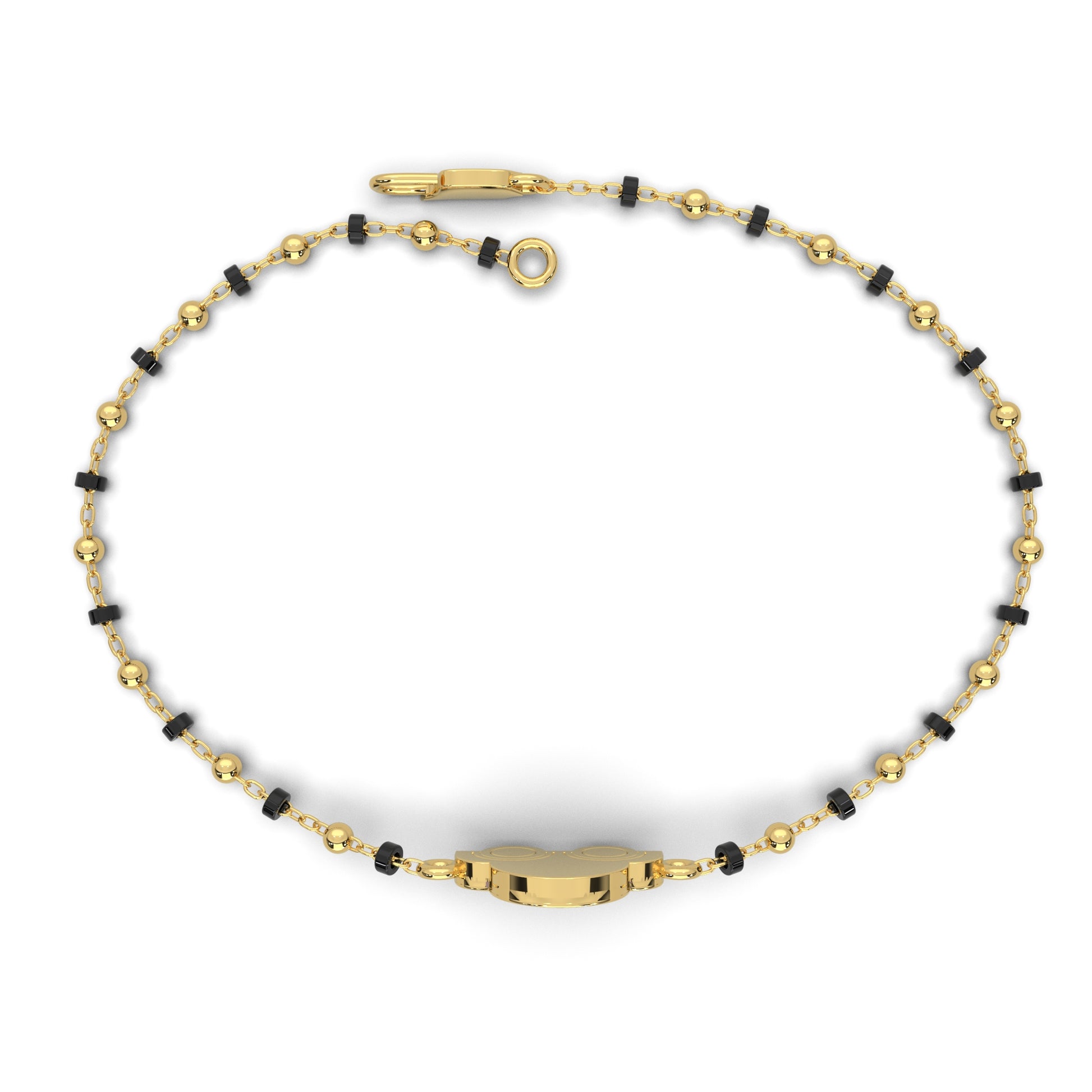 18 Kt Yellow Gold Diamond Bracelets