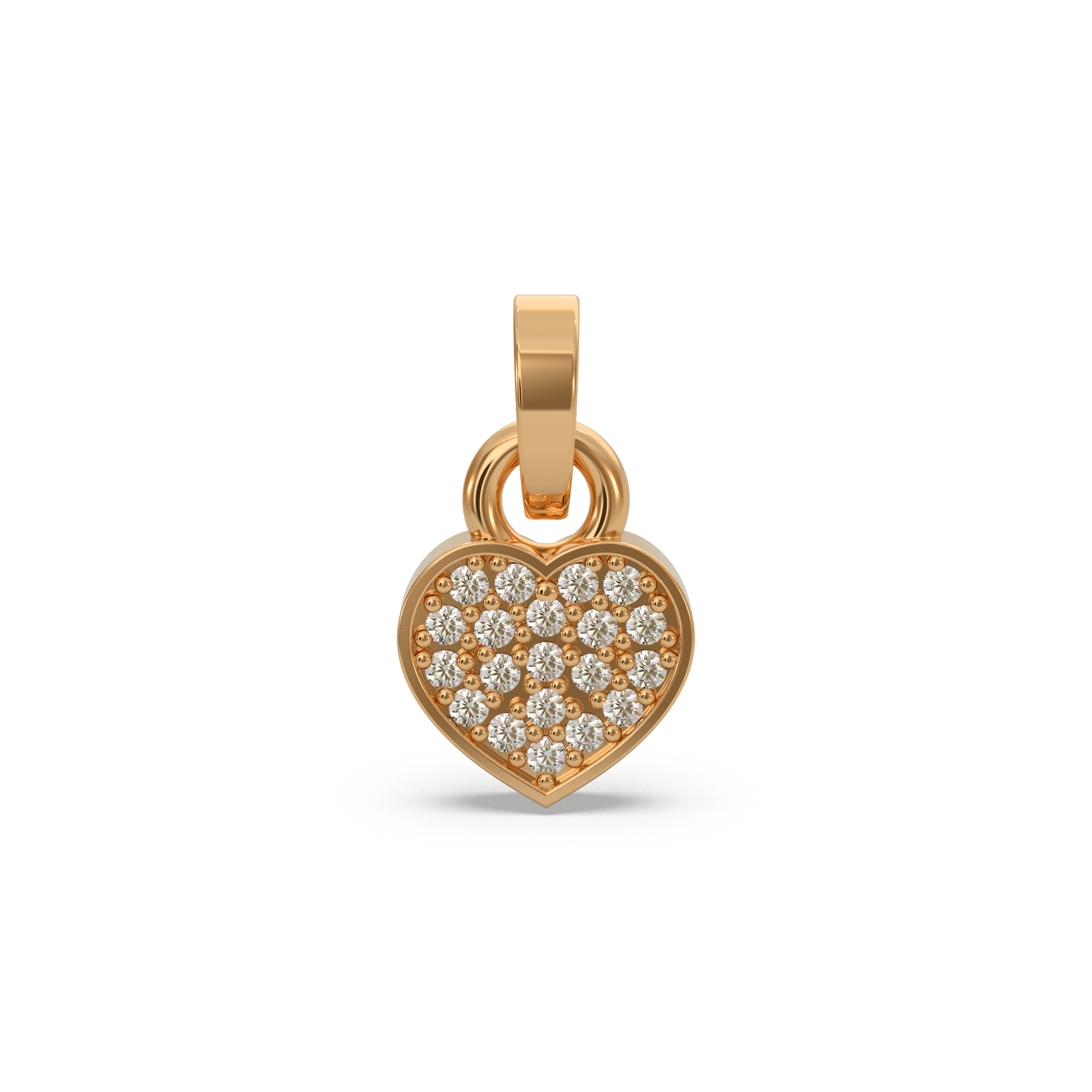 Valentine’s Heart Diamond Pendant
