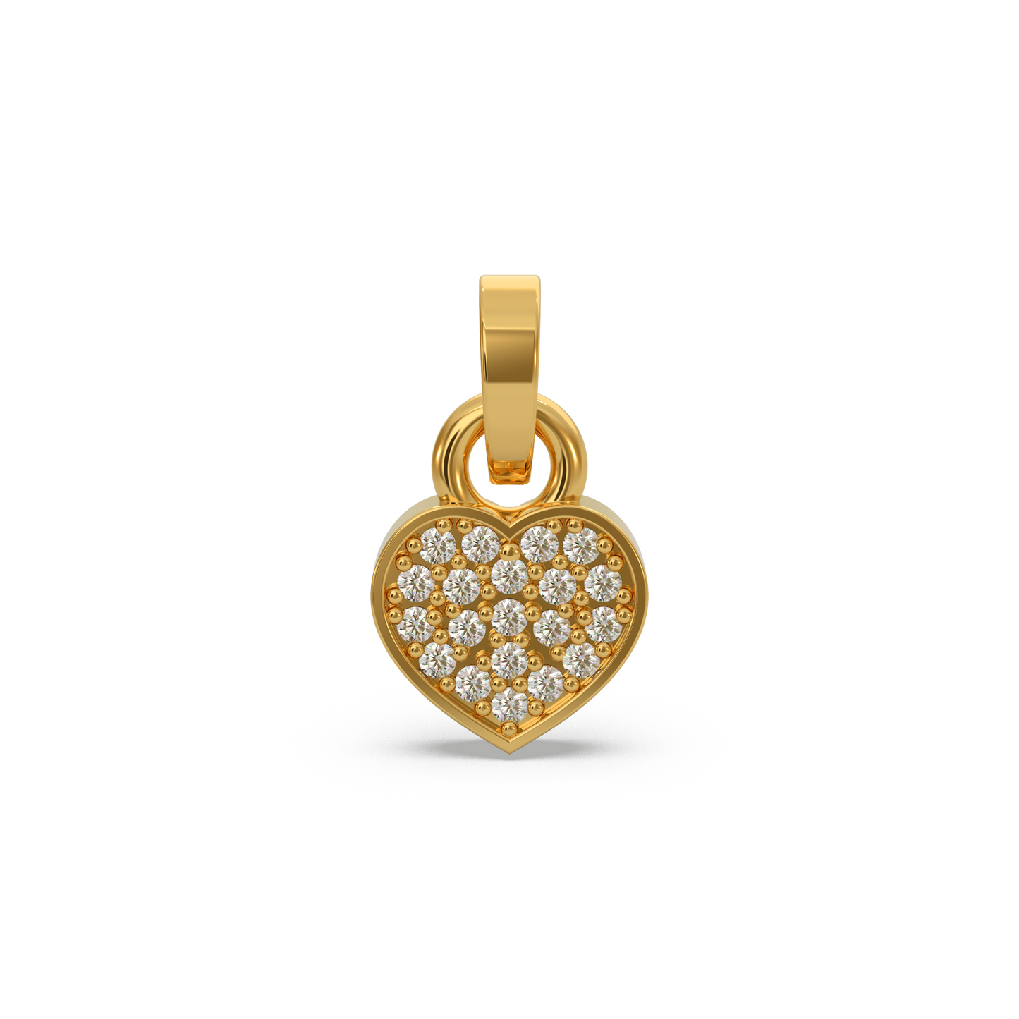 Valentine’s Heart Diamond Pendant