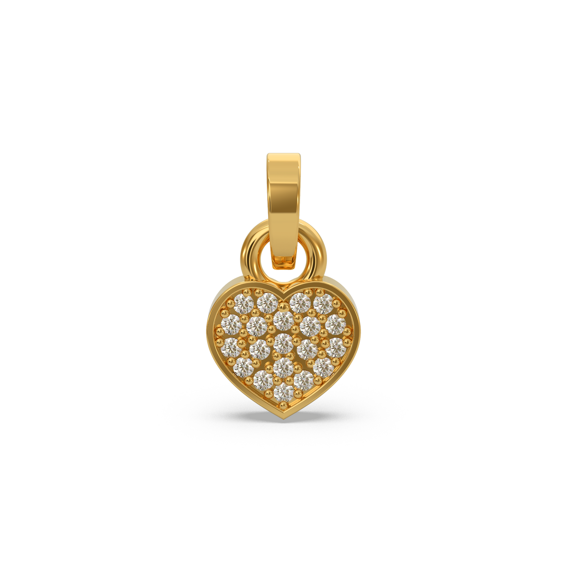 14 Kt Rose Gold Diamond Charms & Pendants