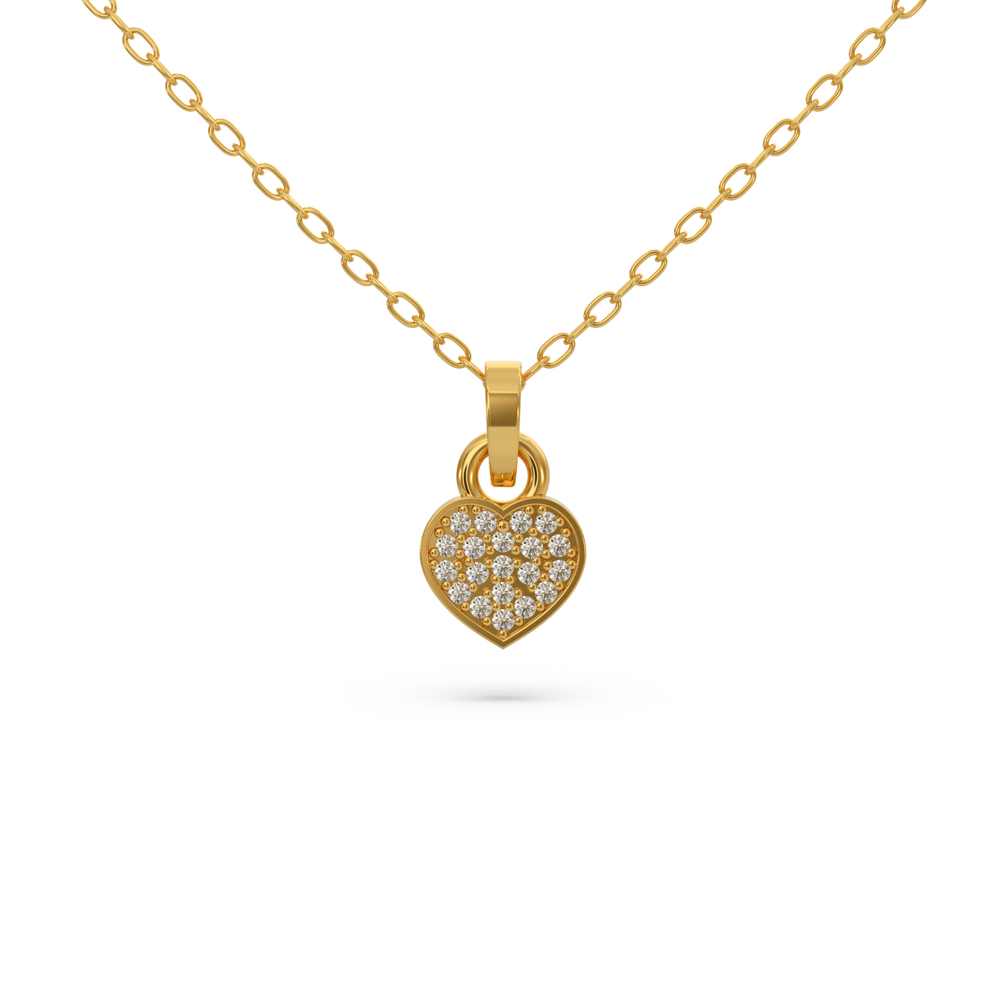 Valentine’s Heart Diamond Pendant