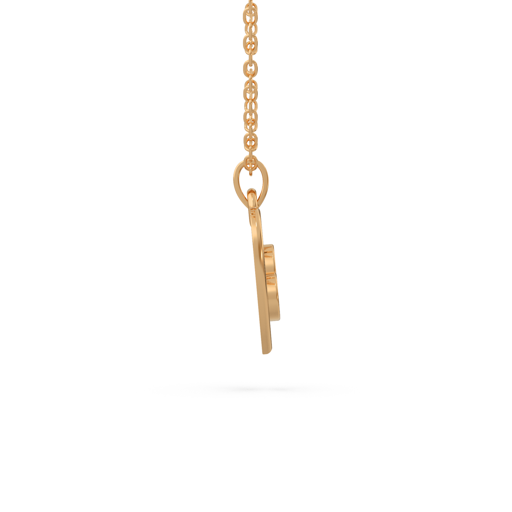 14 Kt Rose Gold Diamond Charms & Pendants