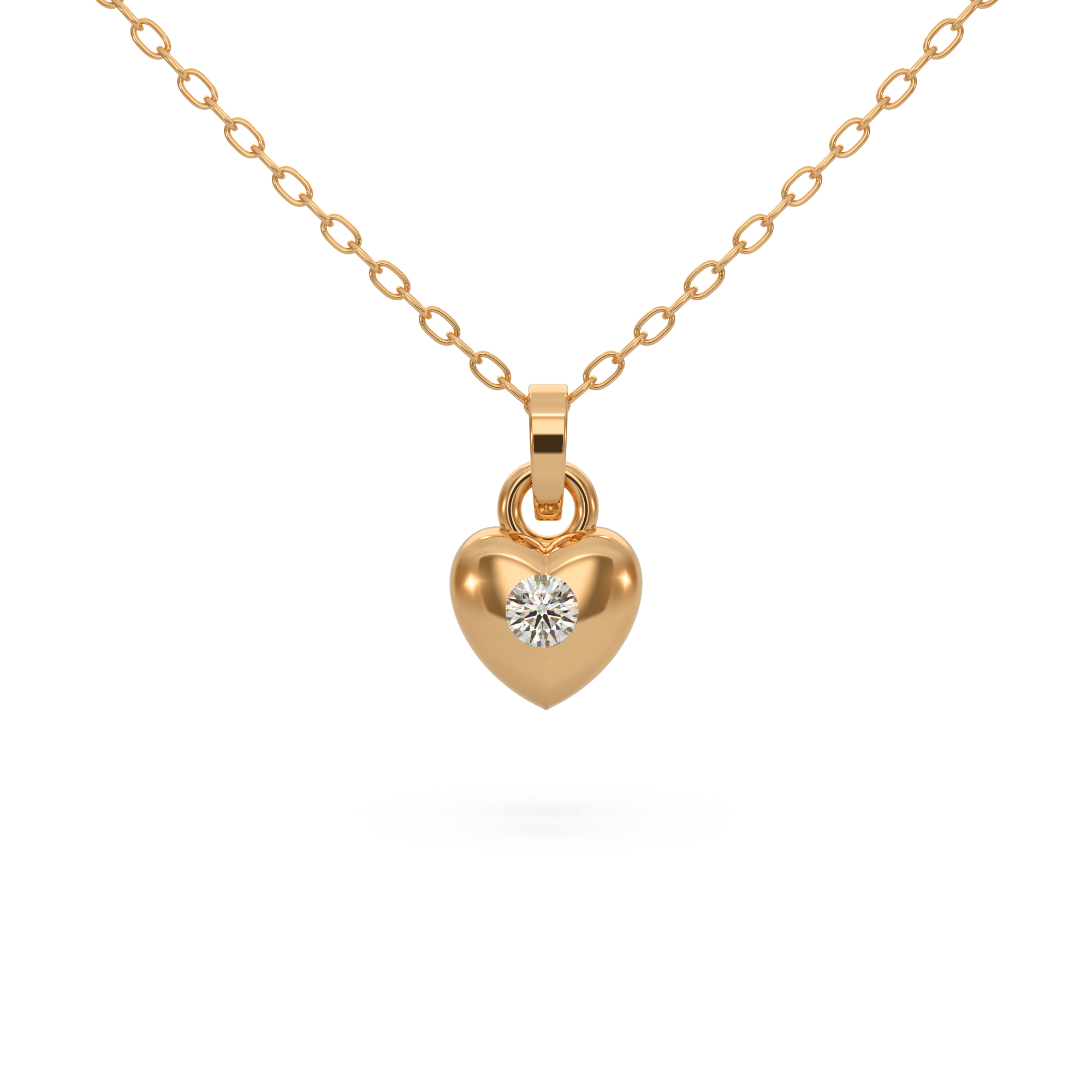 Luxury Heart Diamond Pendant