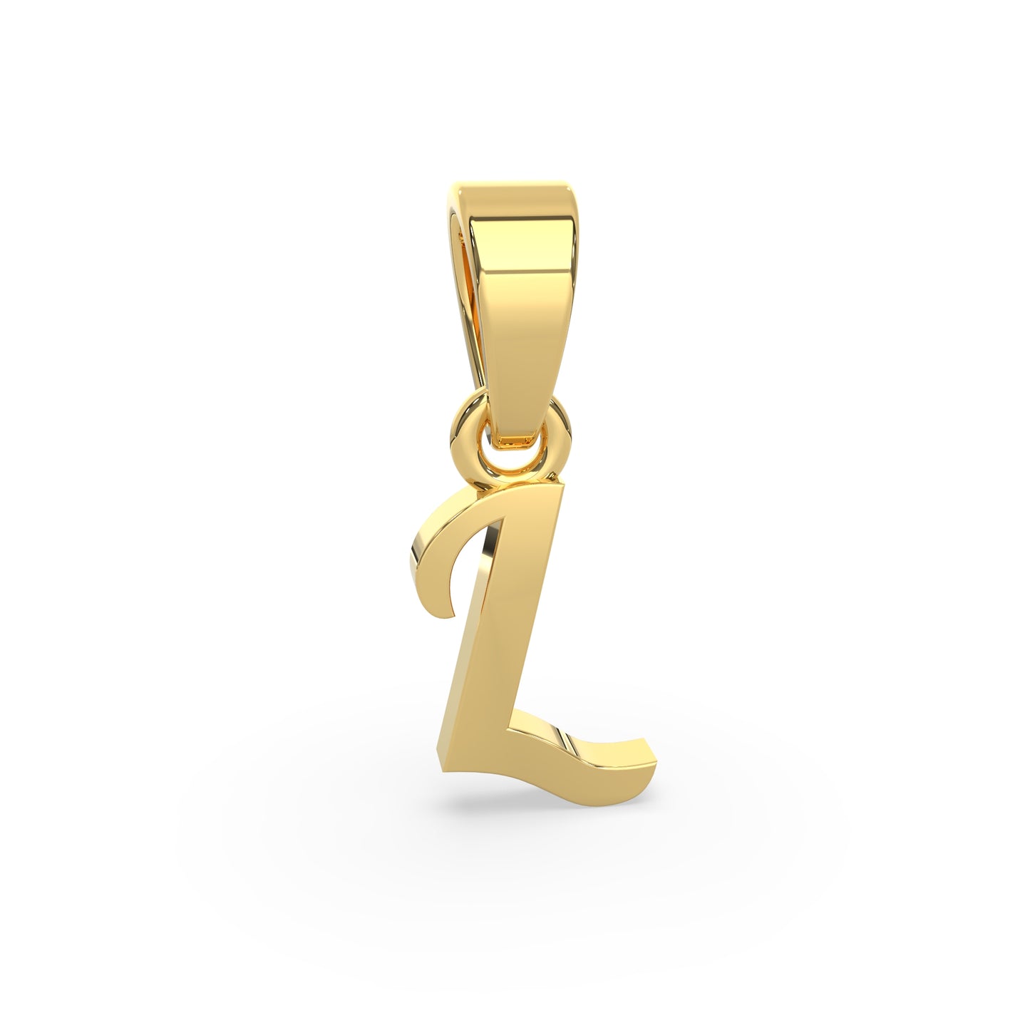 Alphabet L Gold Charm