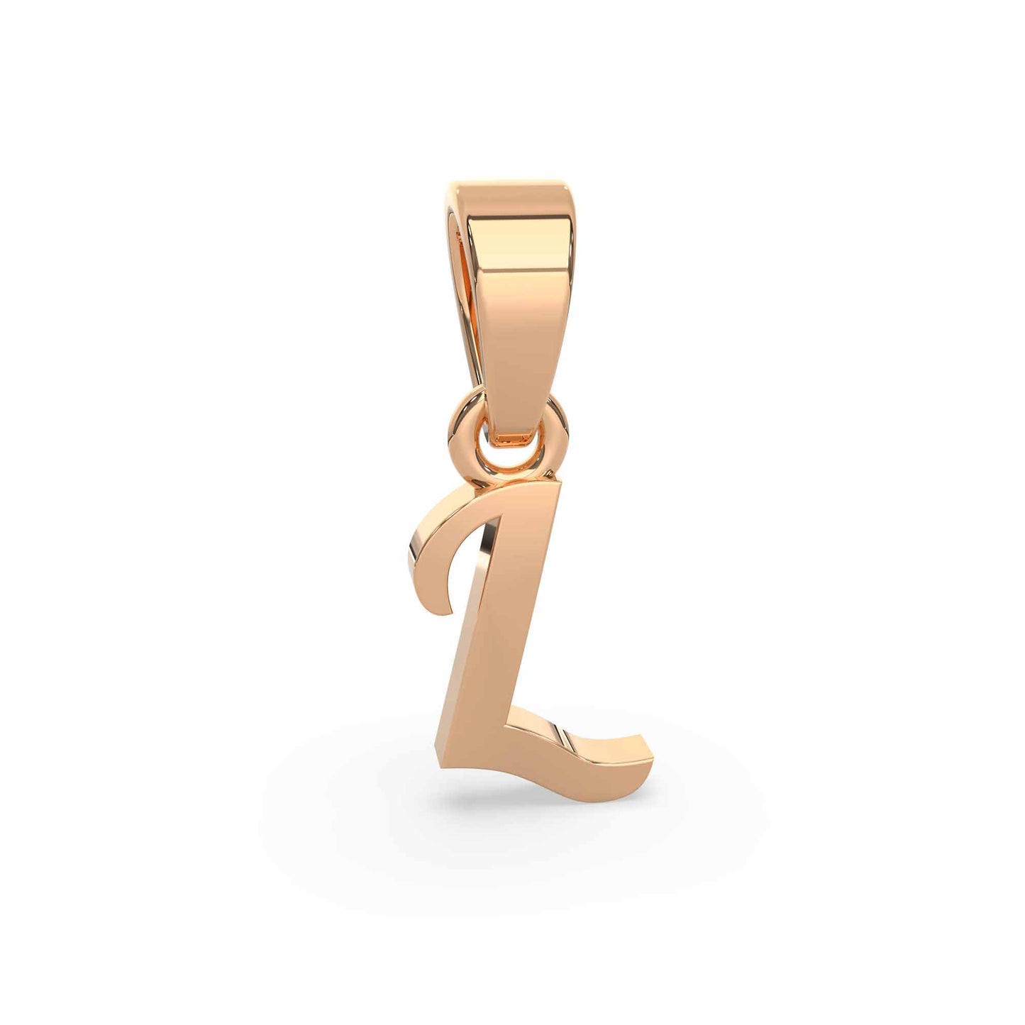 Alphabet L Gold Charm