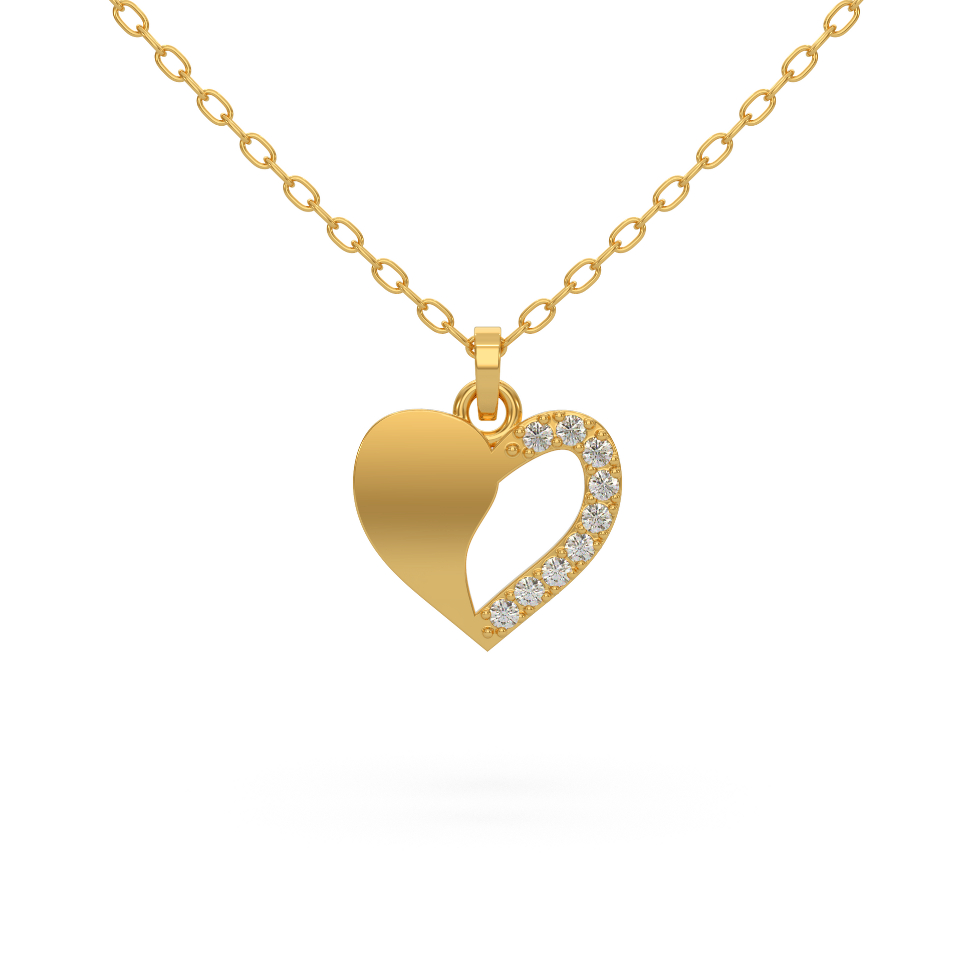 14 Kt Rose Gold Diamond Charms & Pendants