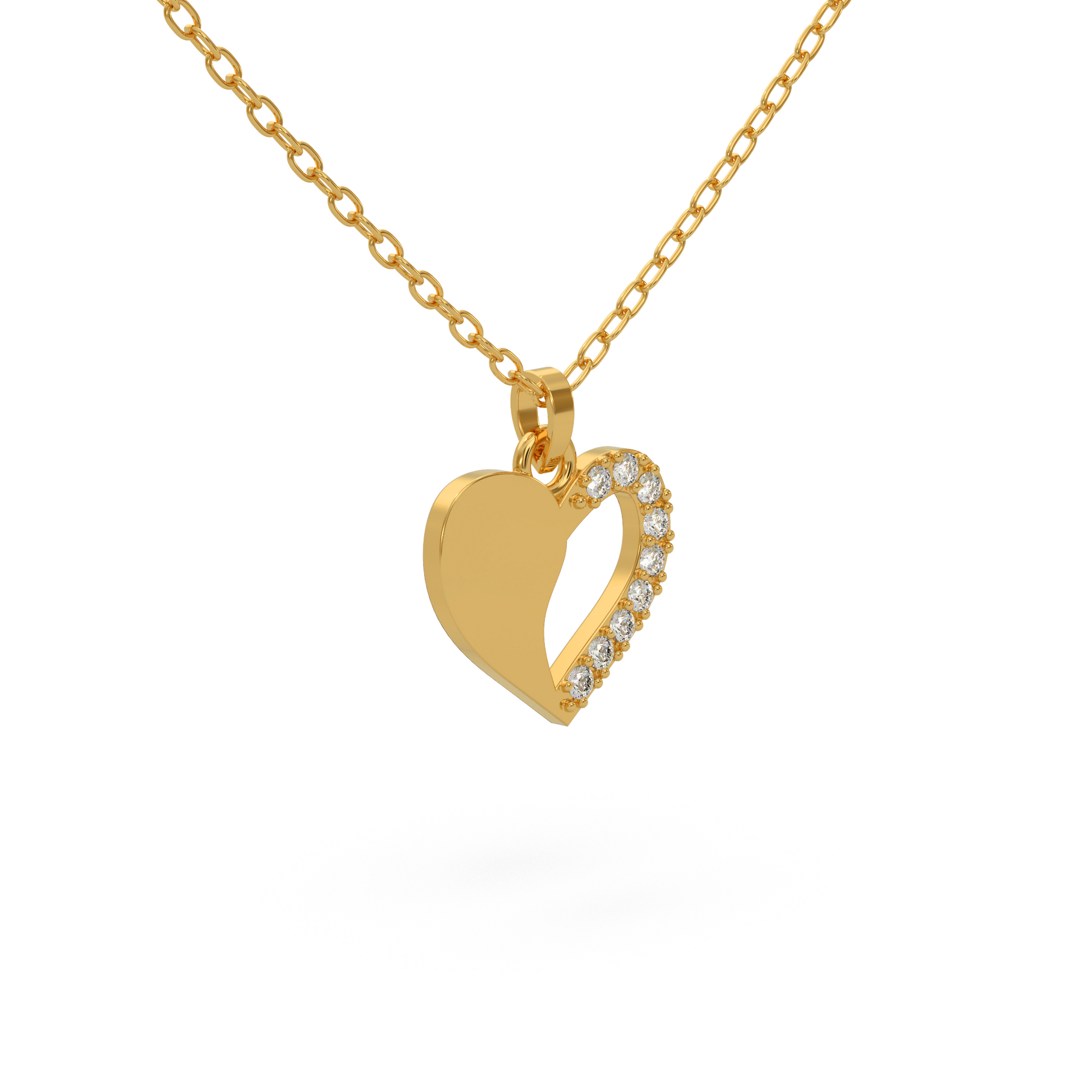 14 Kt Rose Gold Diamond Charms & Pendants