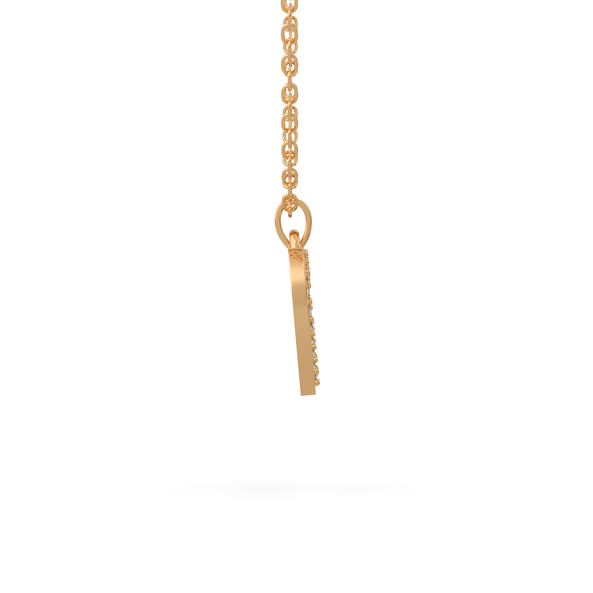 14 Kt Rose Gold Diamond Charms & Pendants