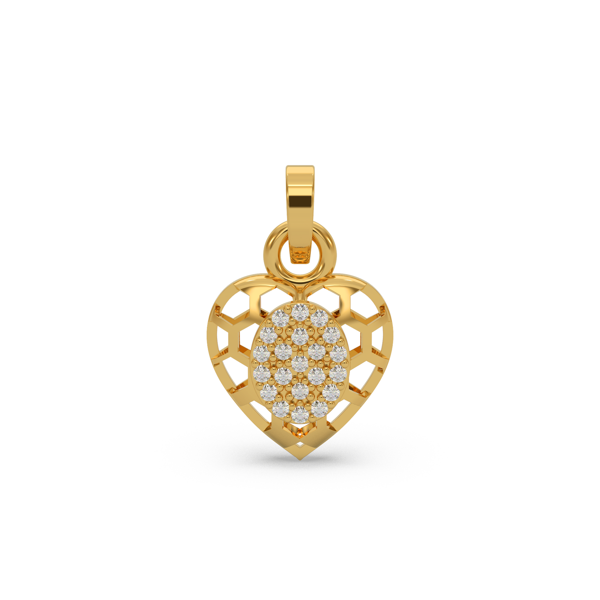 14 Kt Rose Gold Diamond Charms & Pendants