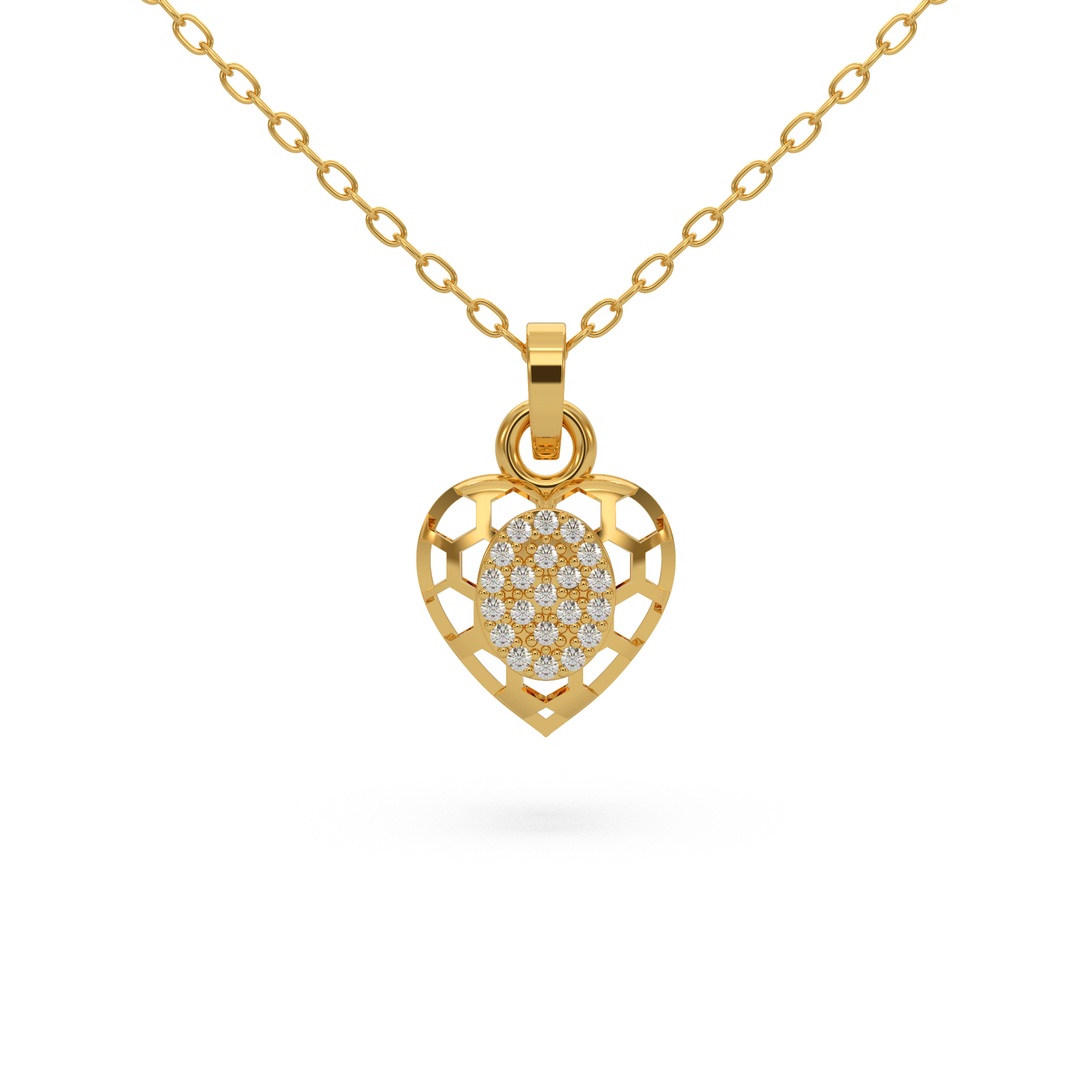 14 Kt Rose Gold Diamond Charms & Pendants