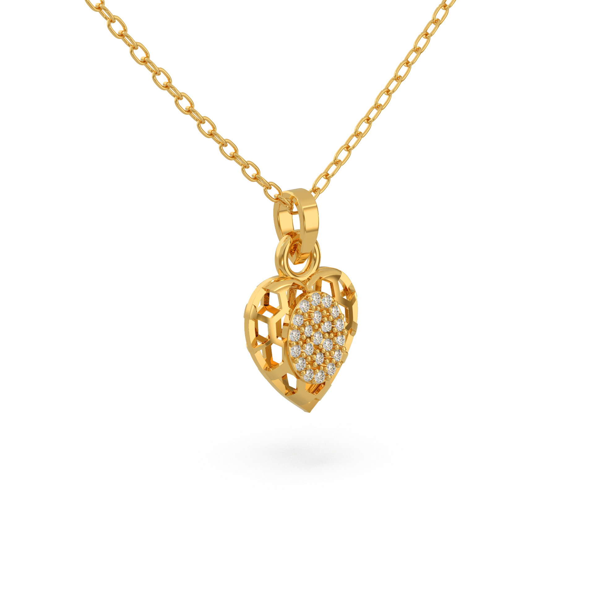 14 Kt Rose Gold Diamond Charms & Pendants