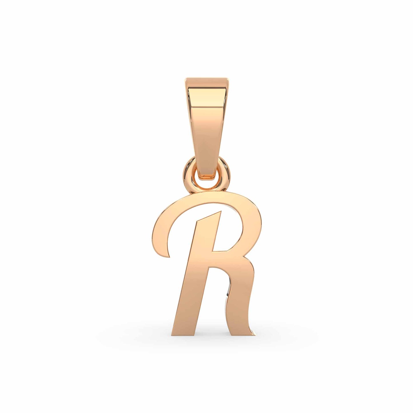 Alphabet R Gold Charm