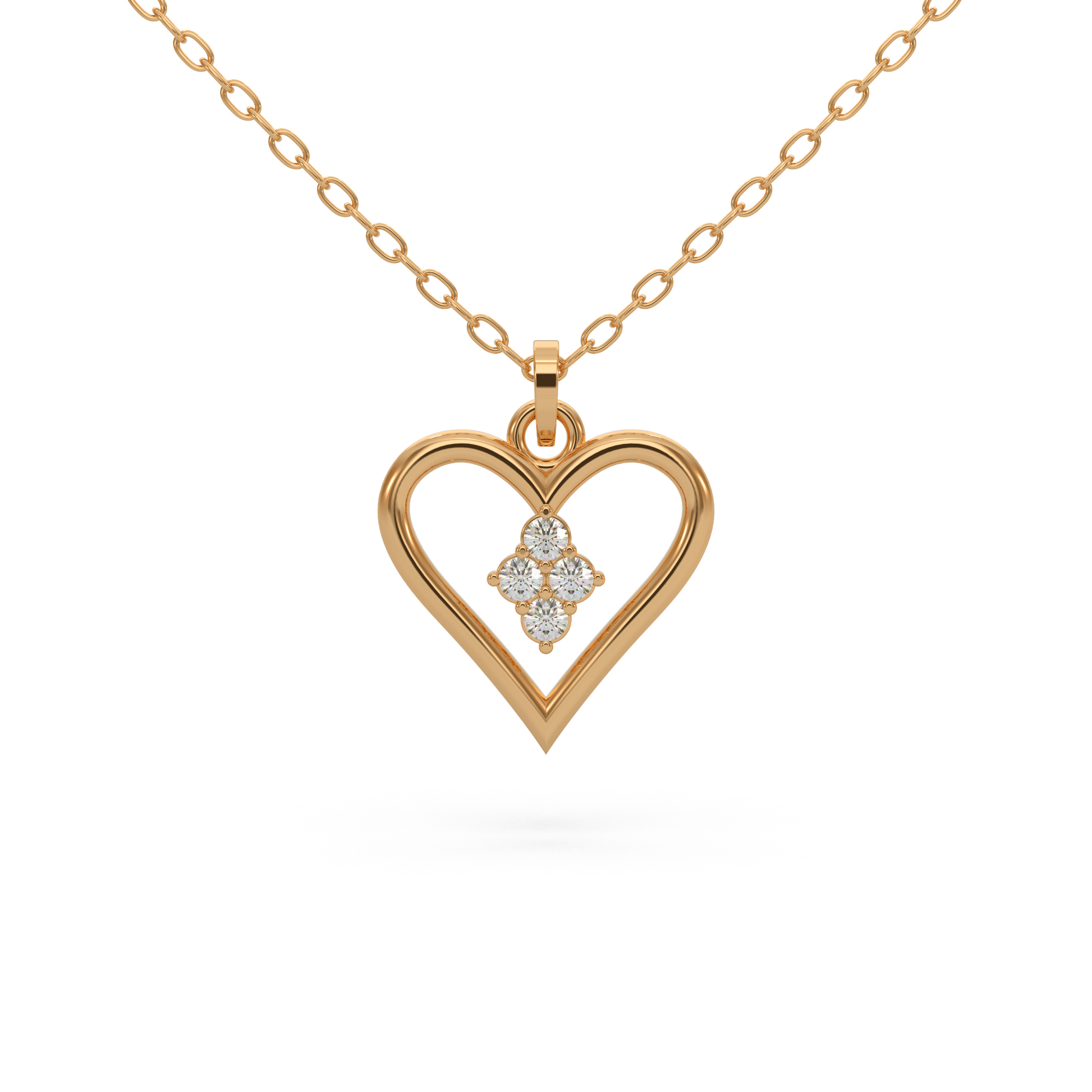 14 Kt Yellow Gold Diamond Charms & Pendants