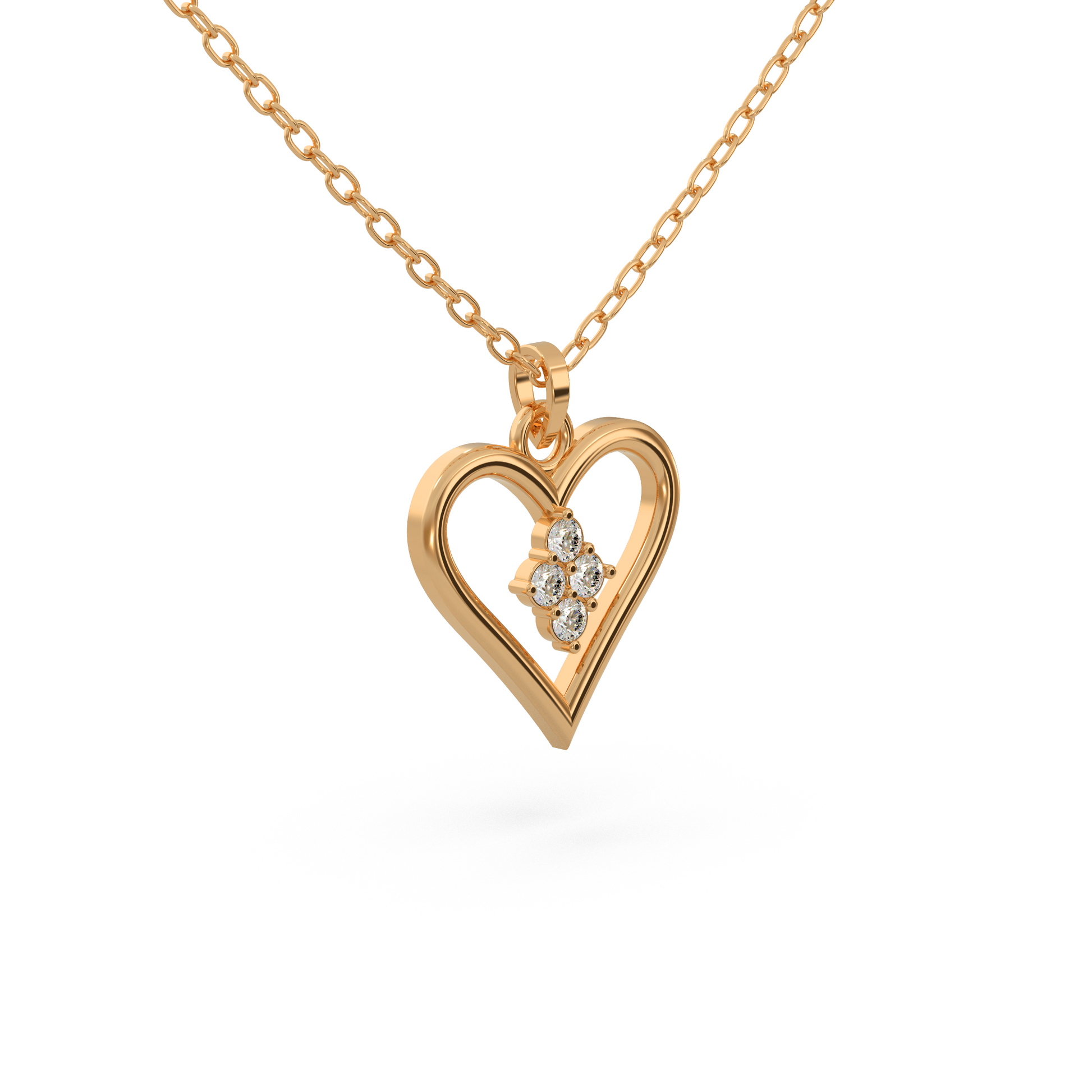 14 Kt Yellow Gold Diamond Charms & Pendants