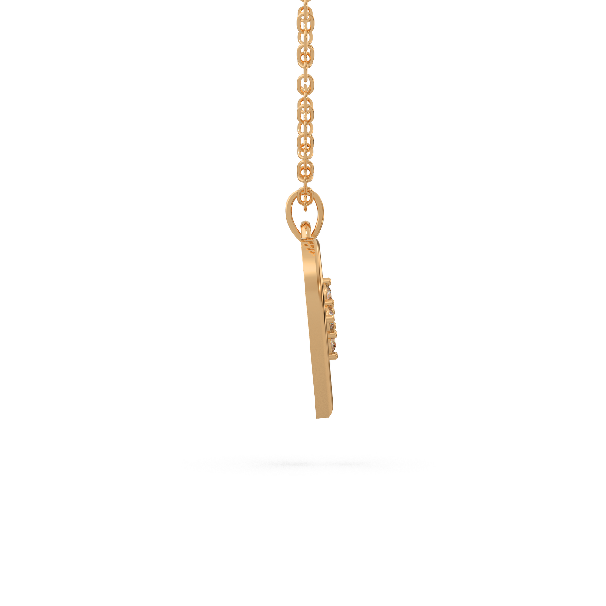 14 Kt Yellow Gold Diamond Charms & Pendants