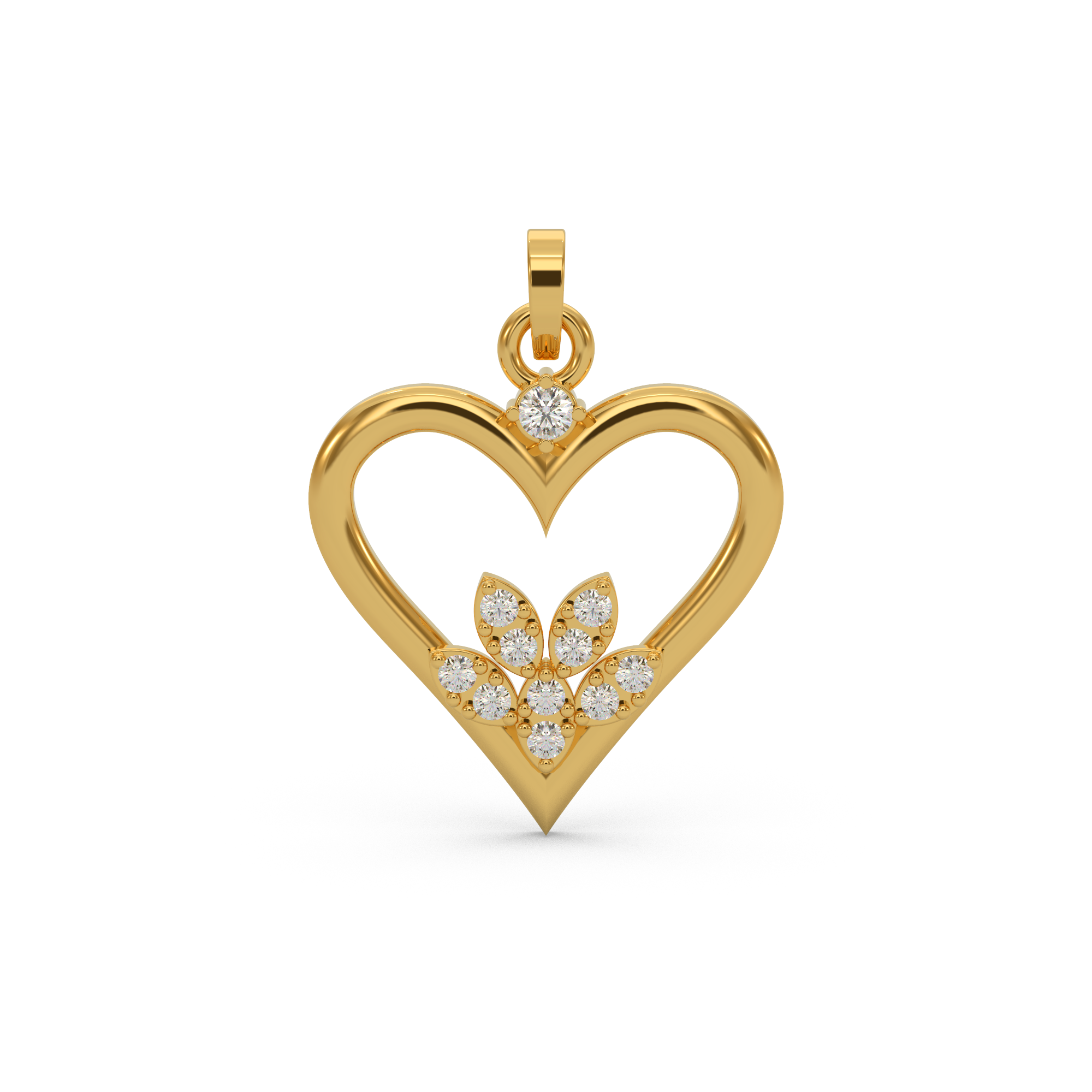 Brilliant Heart Diamond Pendant