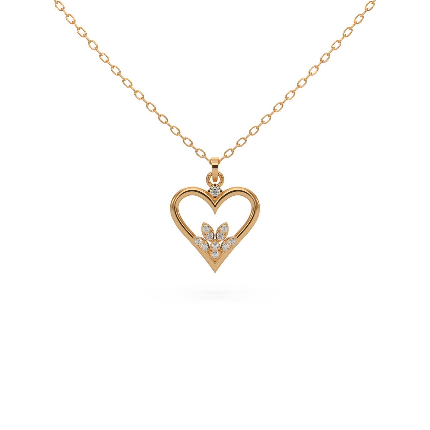 Brilliant Heart Diamond Pendant