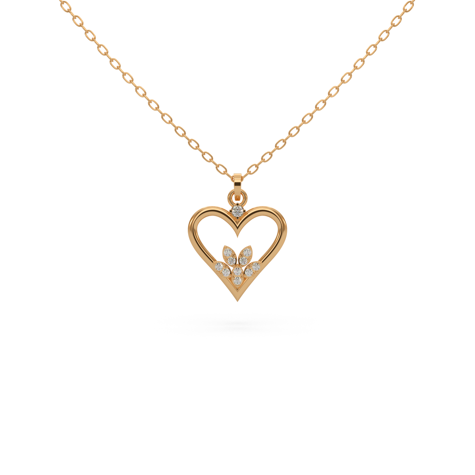 14 Kt Yellow Gold Diamond Charms & Pendants