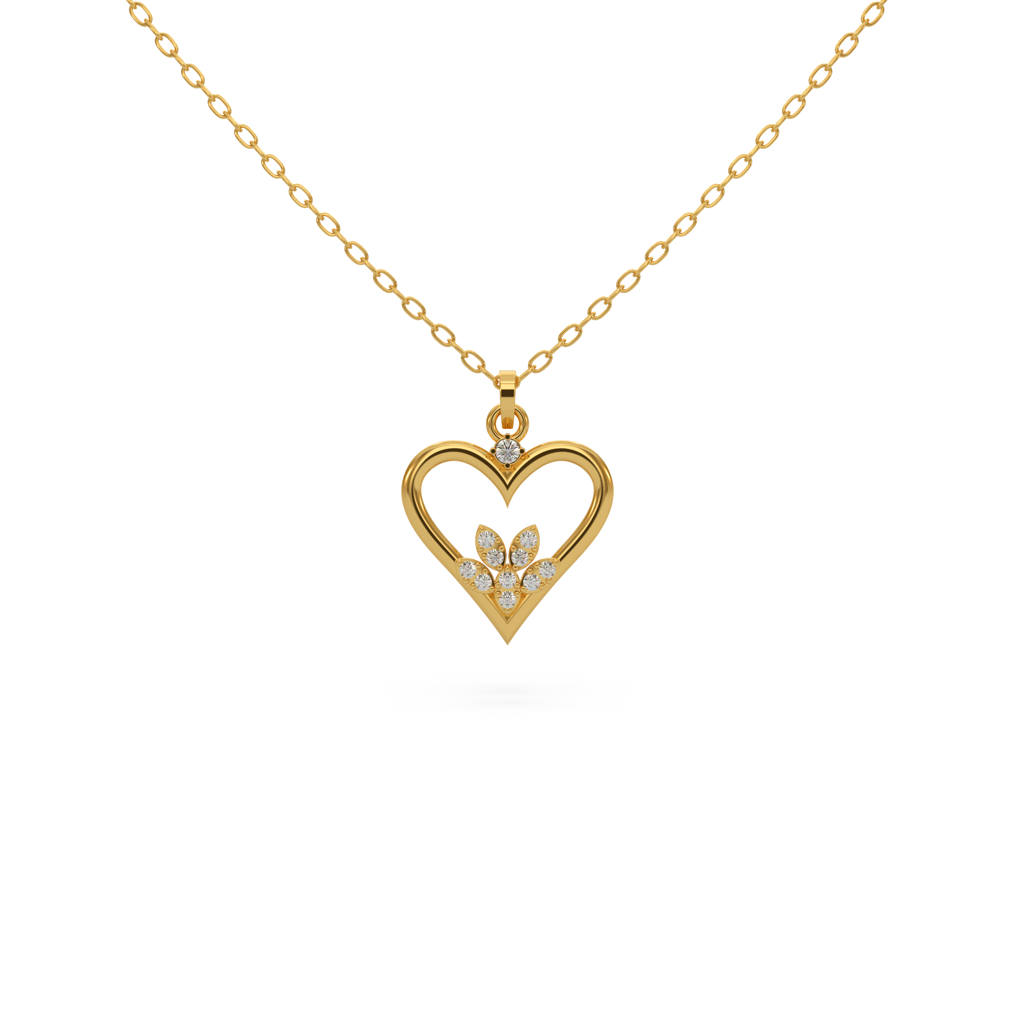 Brilliant Heart Diamond Pendant