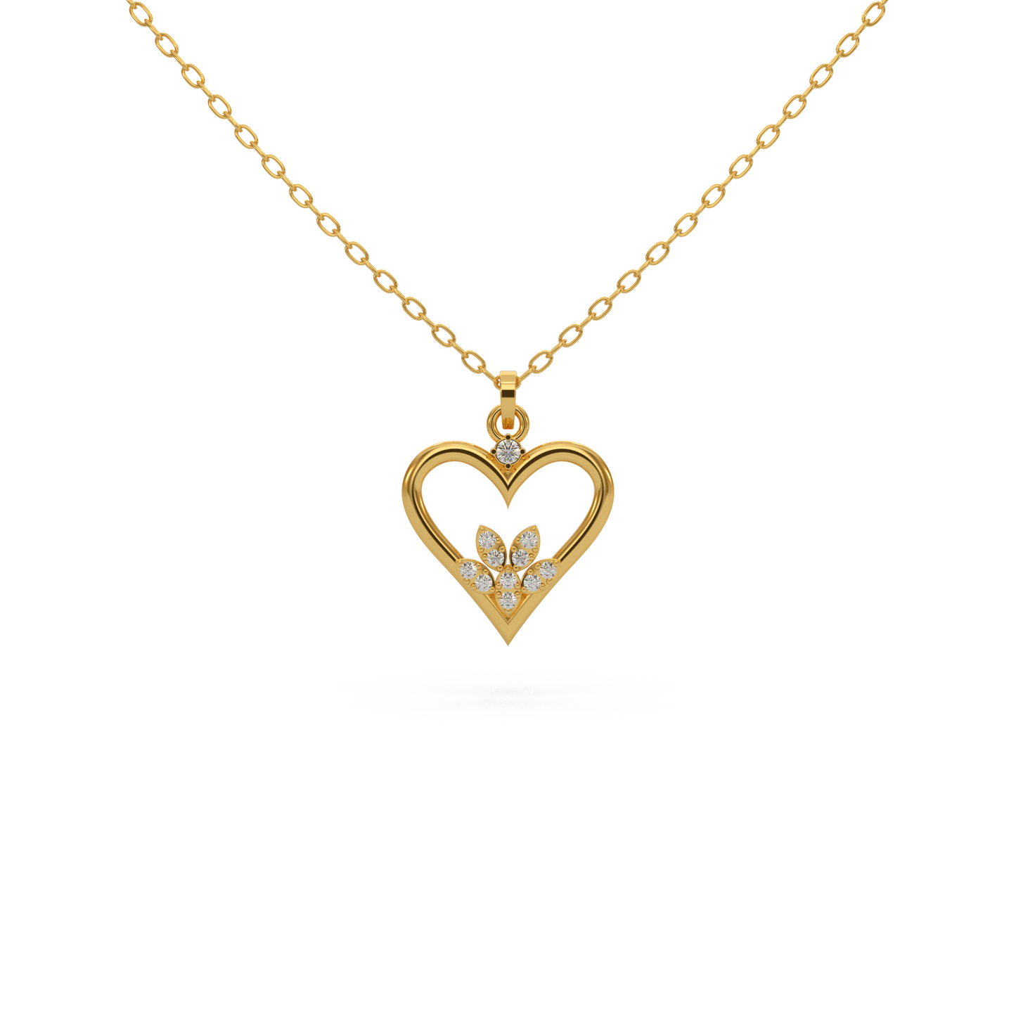 Brilliant Heart Diamond Pendant